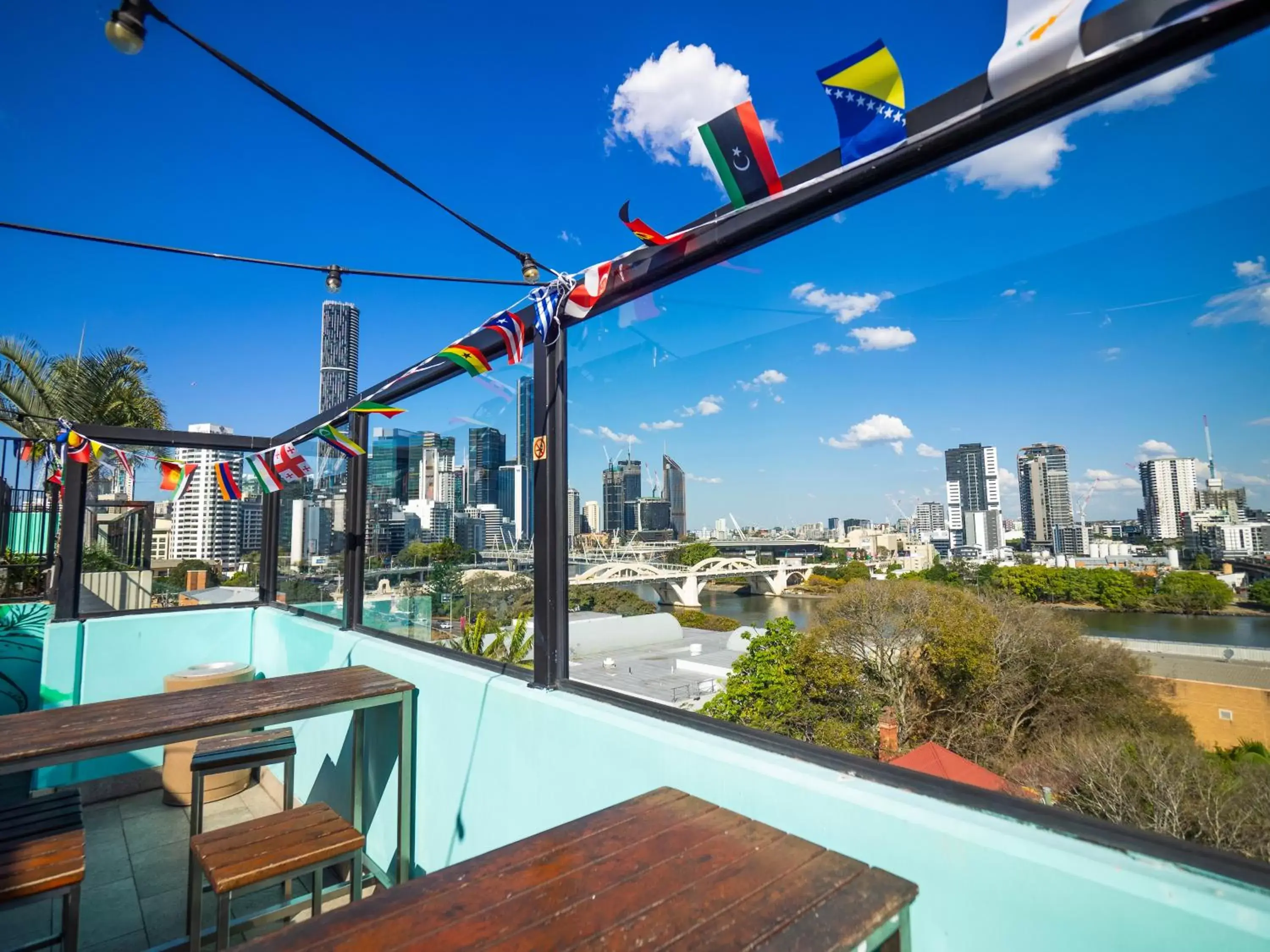 Balcony/Terrace in Brisbane City YHA