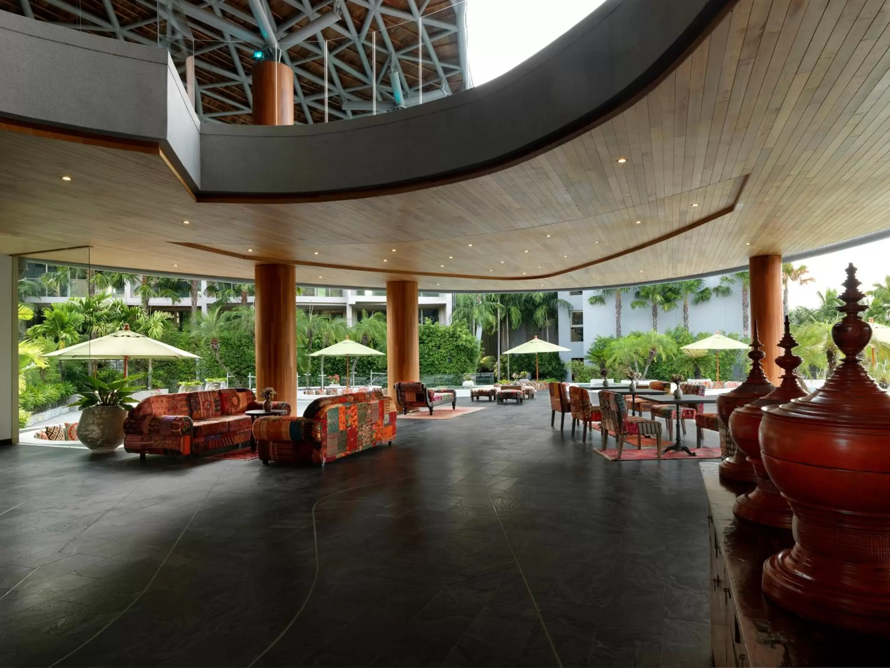 Lobby or reception, Restaurant/Places to Eat in Wyndham Grand Nai Harn Beach Phuket - SHA Extra Plus