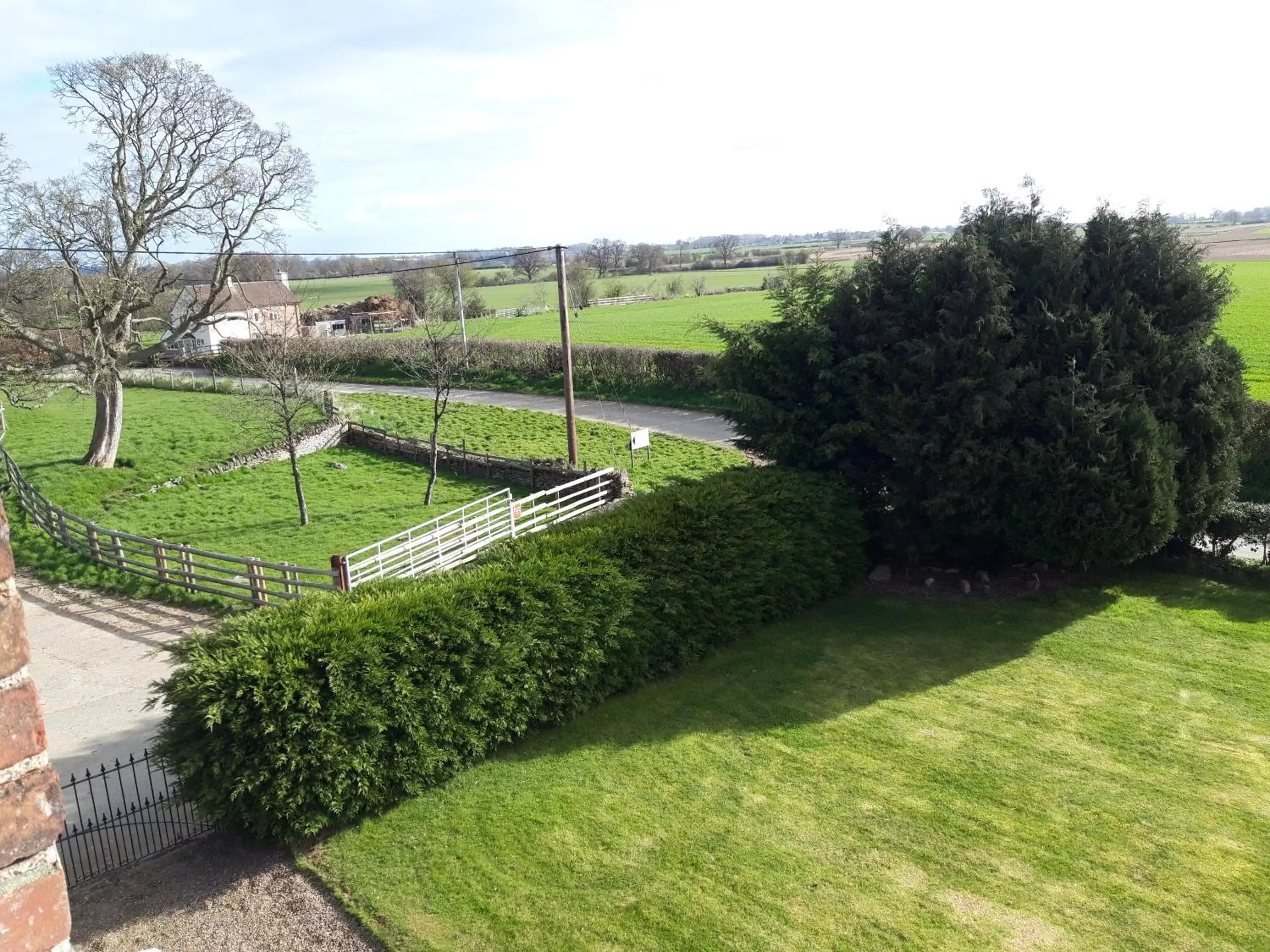 Garden in Upper Eyton Farmhouse B&B