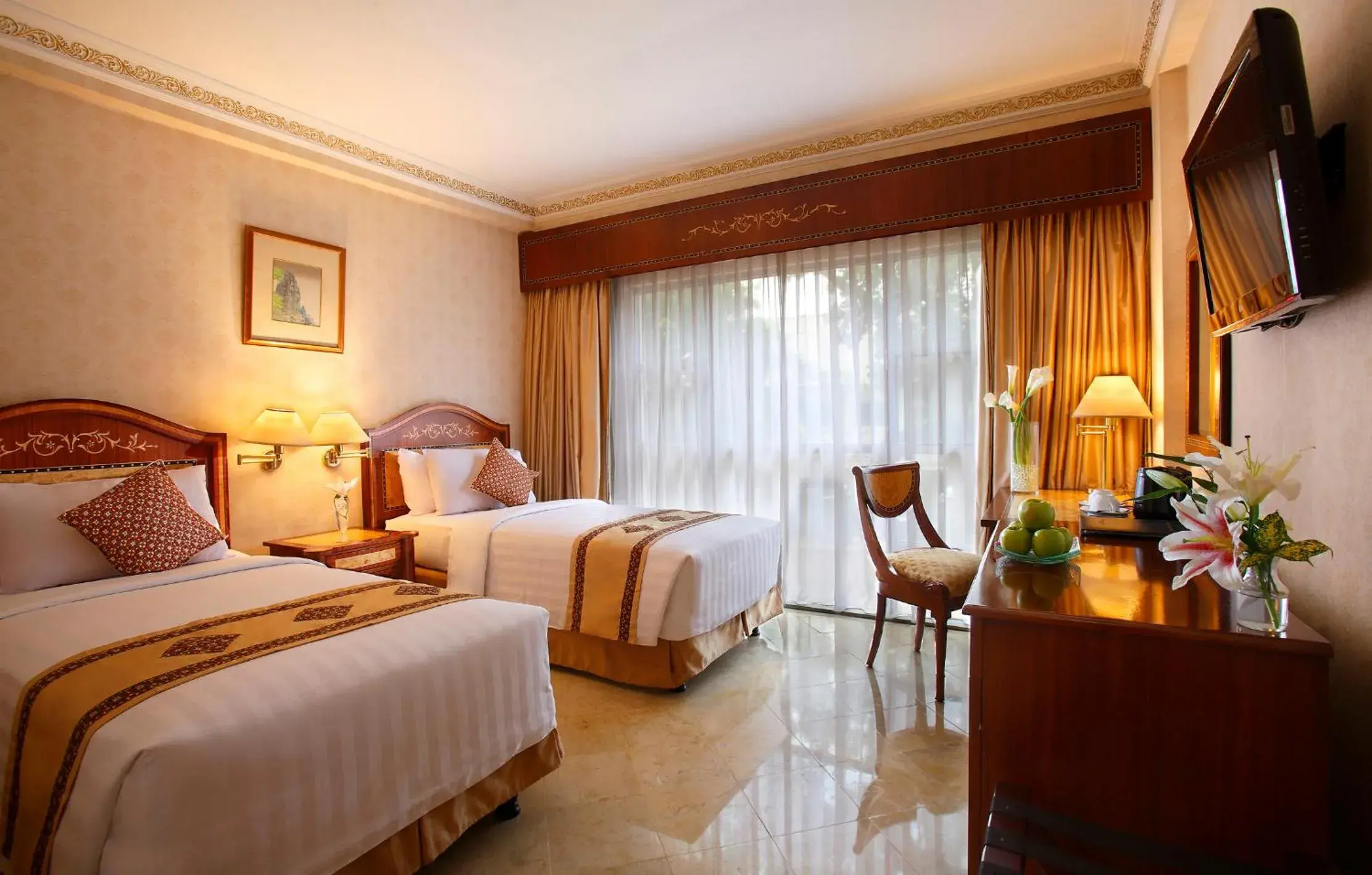 Bed in Ambhara Hotel