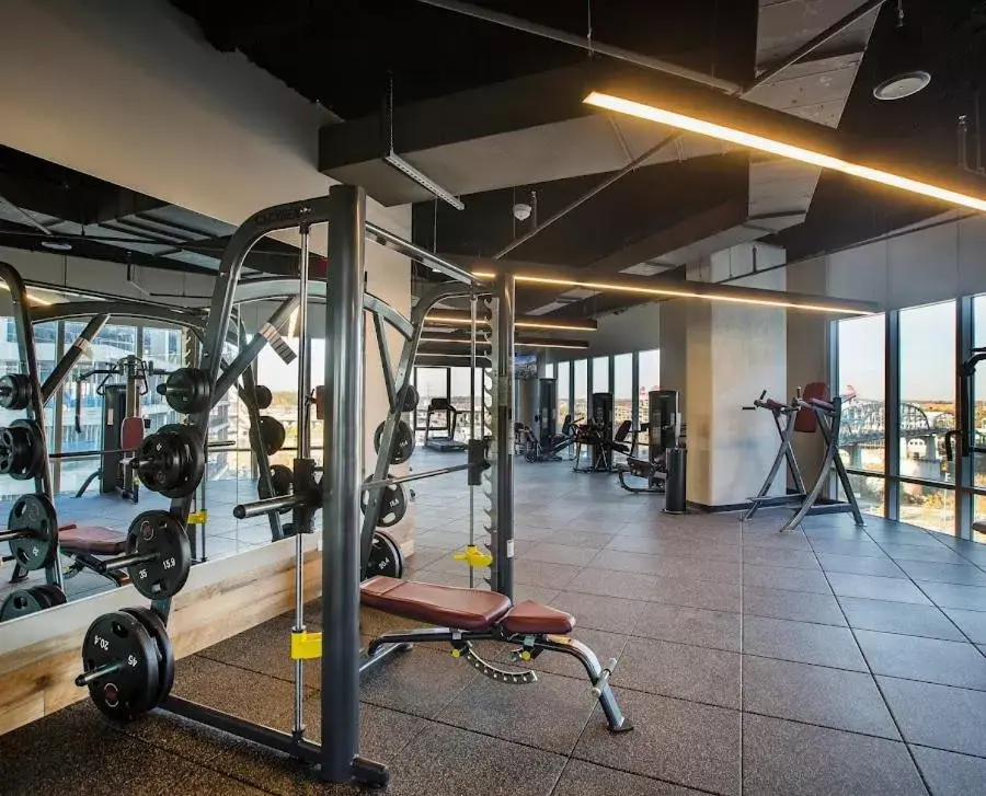 Fitness centre/facilities in Placemakr Premier SoBro Fitness centre/facilities in Placemakr Premier SoBro