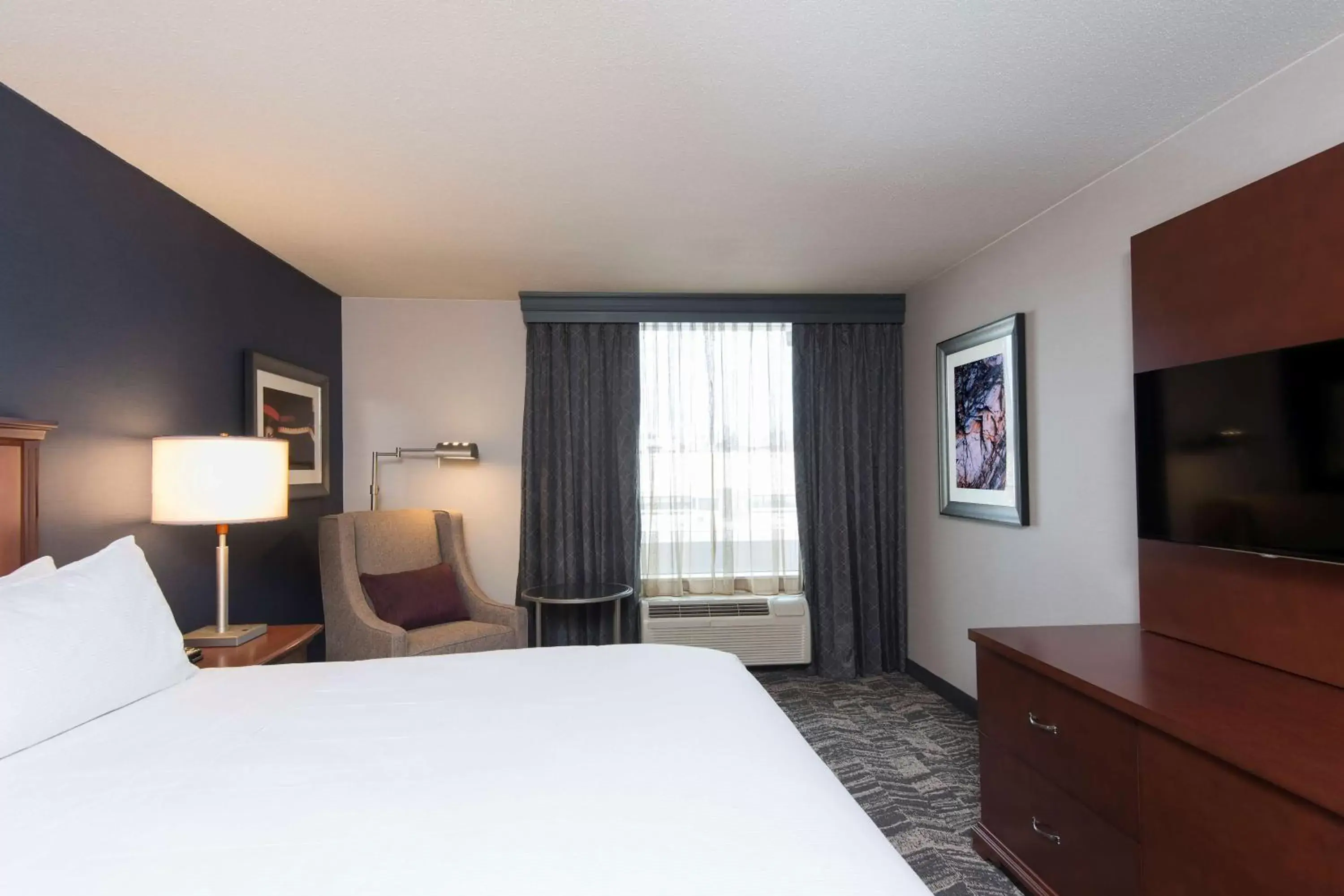 Bedroom, TV/Entertainment Center in DoubleTree by Hilton Schenectady