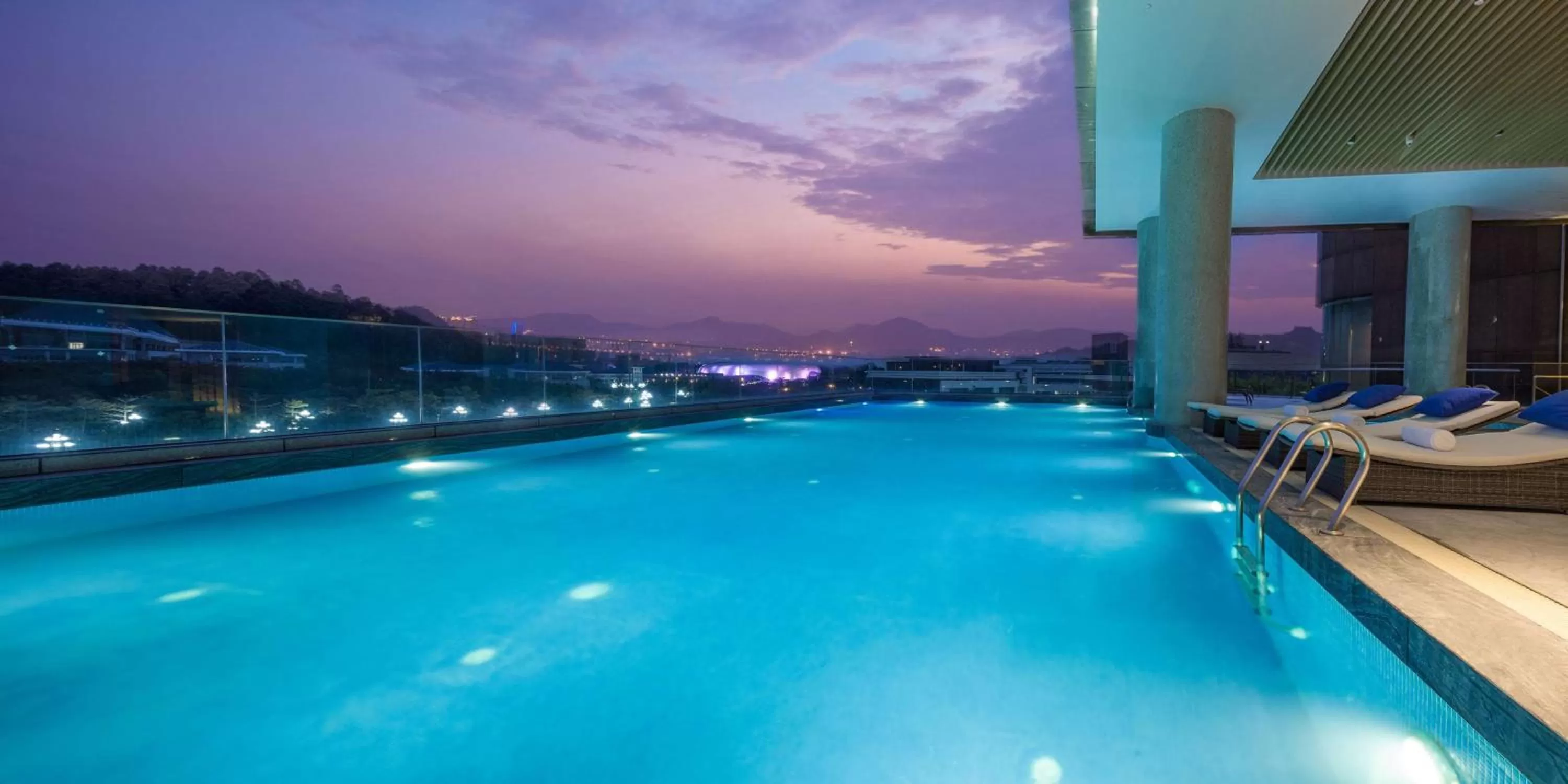 Pool view in DoubleTree by Hilton Guangzhou Science City-Free Shuttle Bus Service During Canton Fair Period
