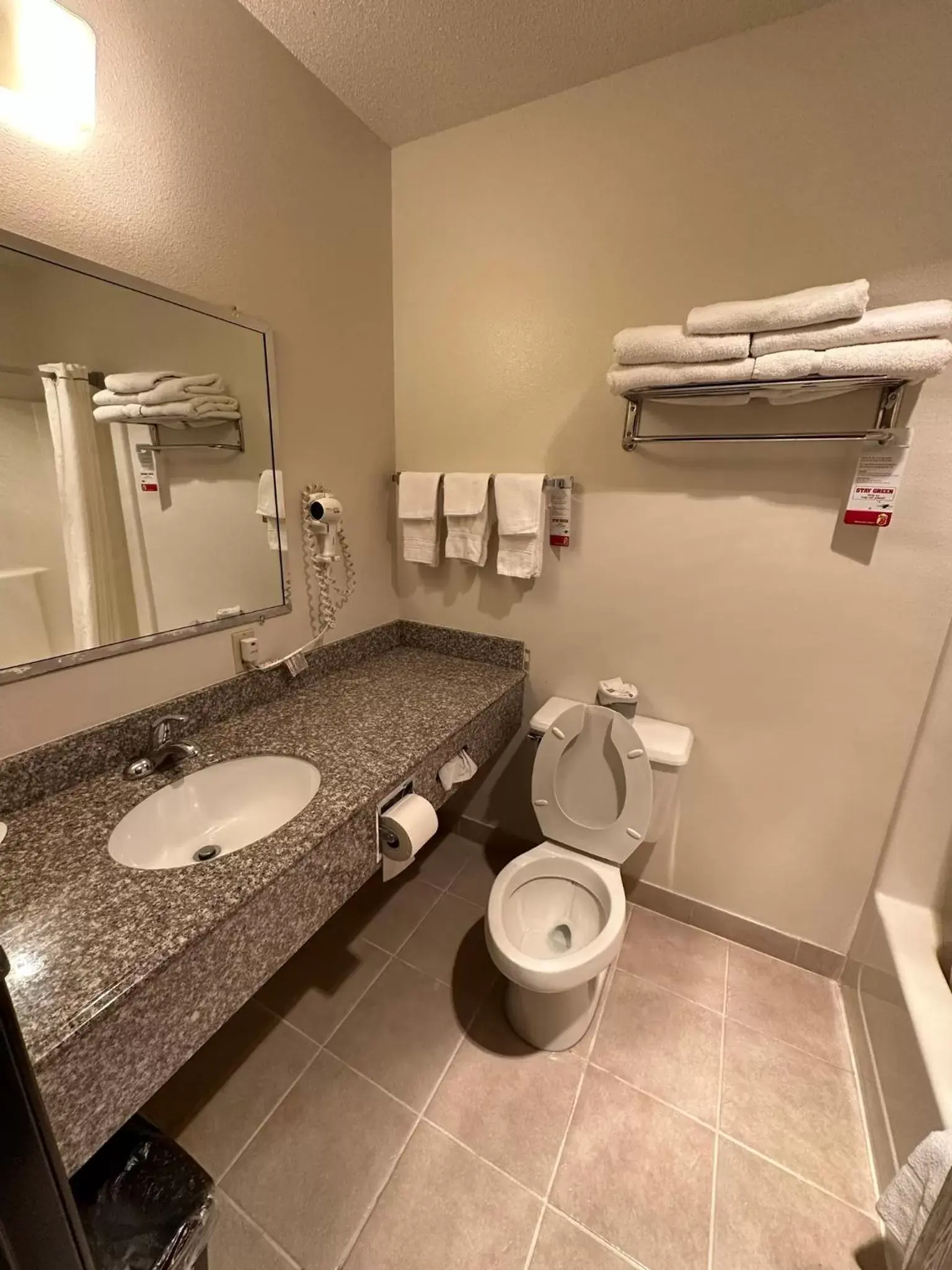 Bathroom in Super 8 by Wyndham Colby