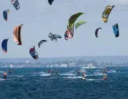 Windsurfing, Beach in Hotel Ares