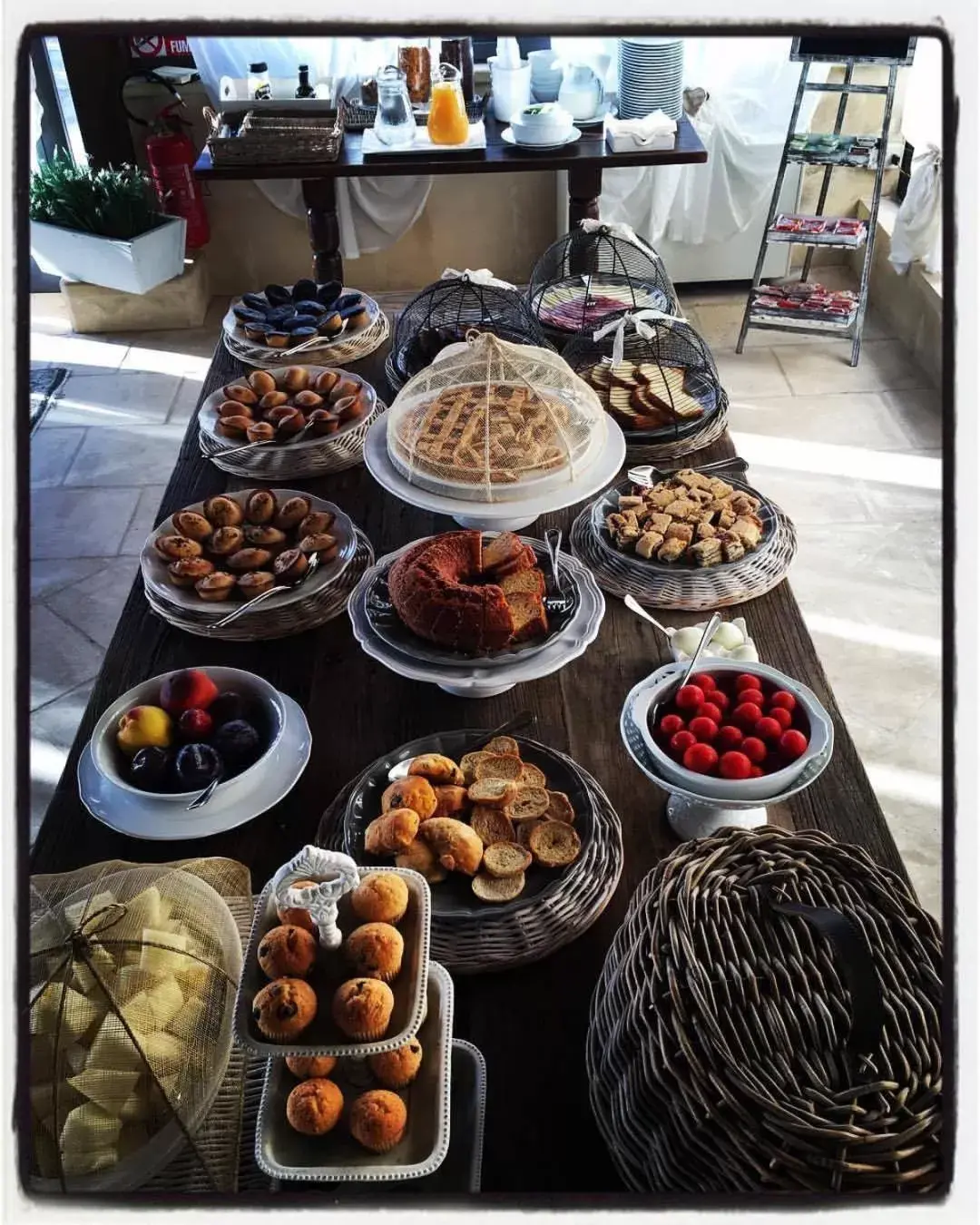 Buffet breakfast in Masseria dei Monaci