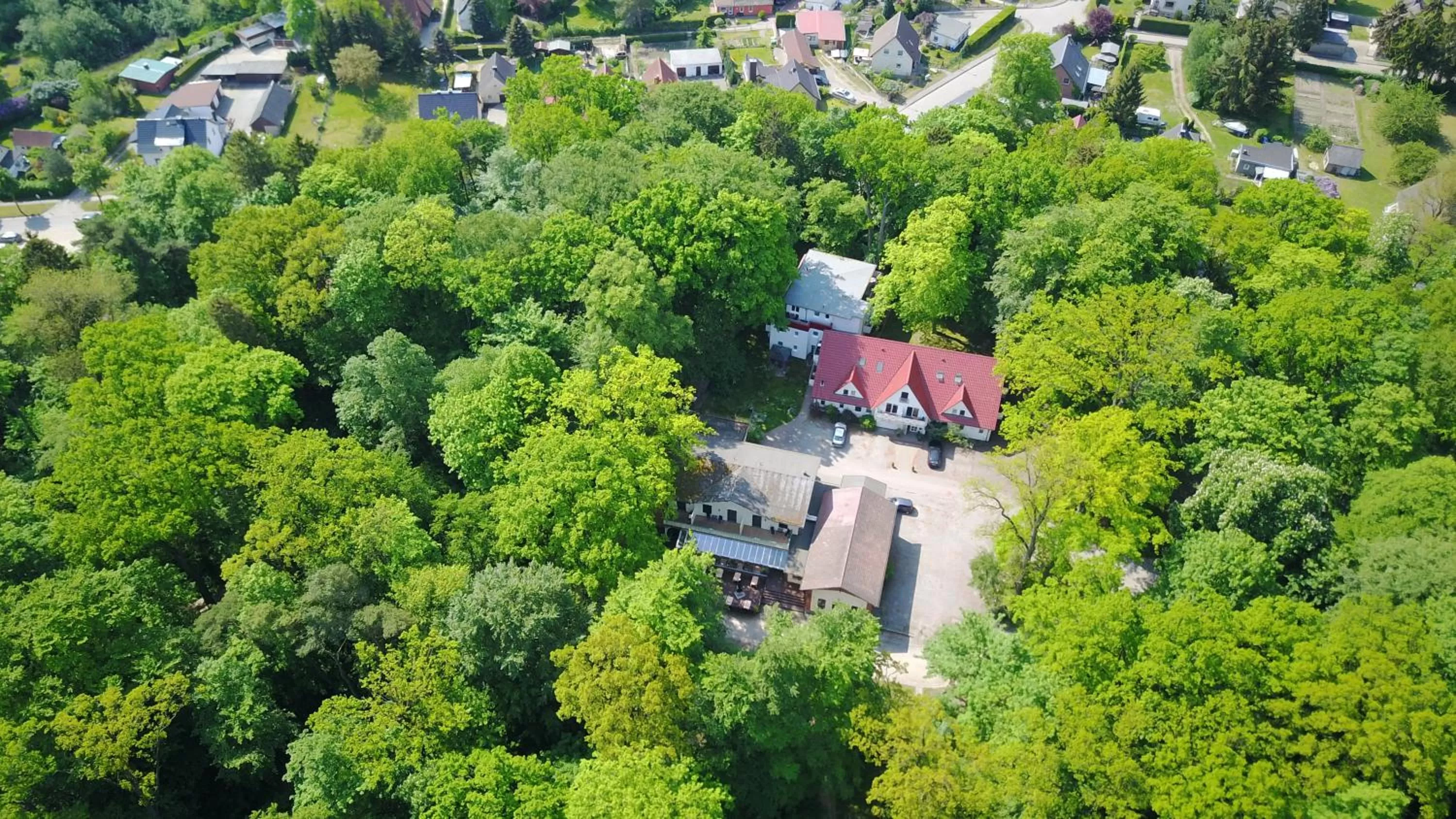 Bird's eye view in Kurhaus Devin