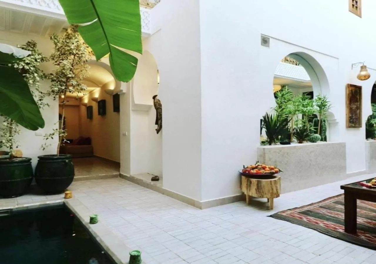 Patio in Riad Beata Bed & Breakfast