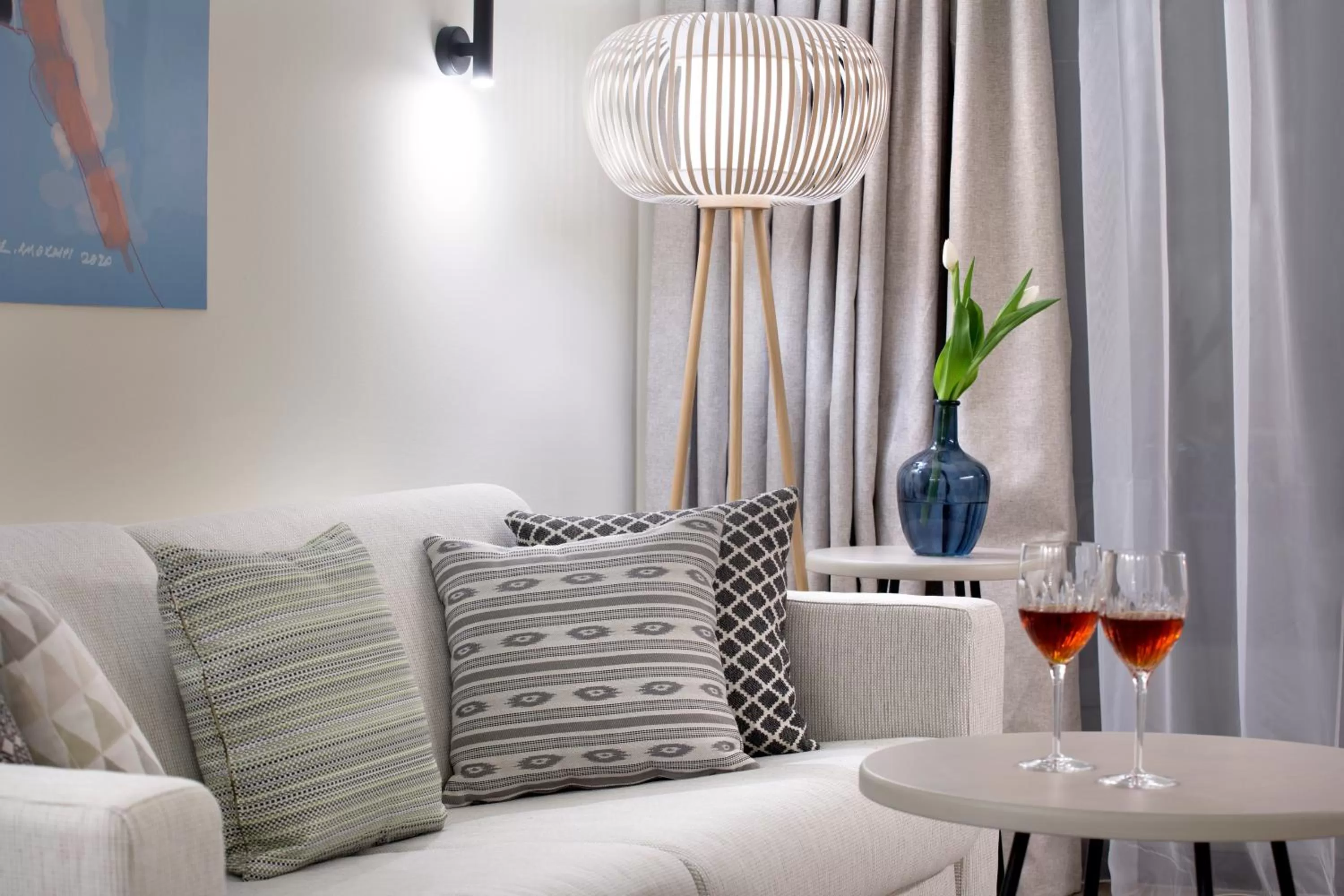 Seating area in KoSea Boutique Hotel