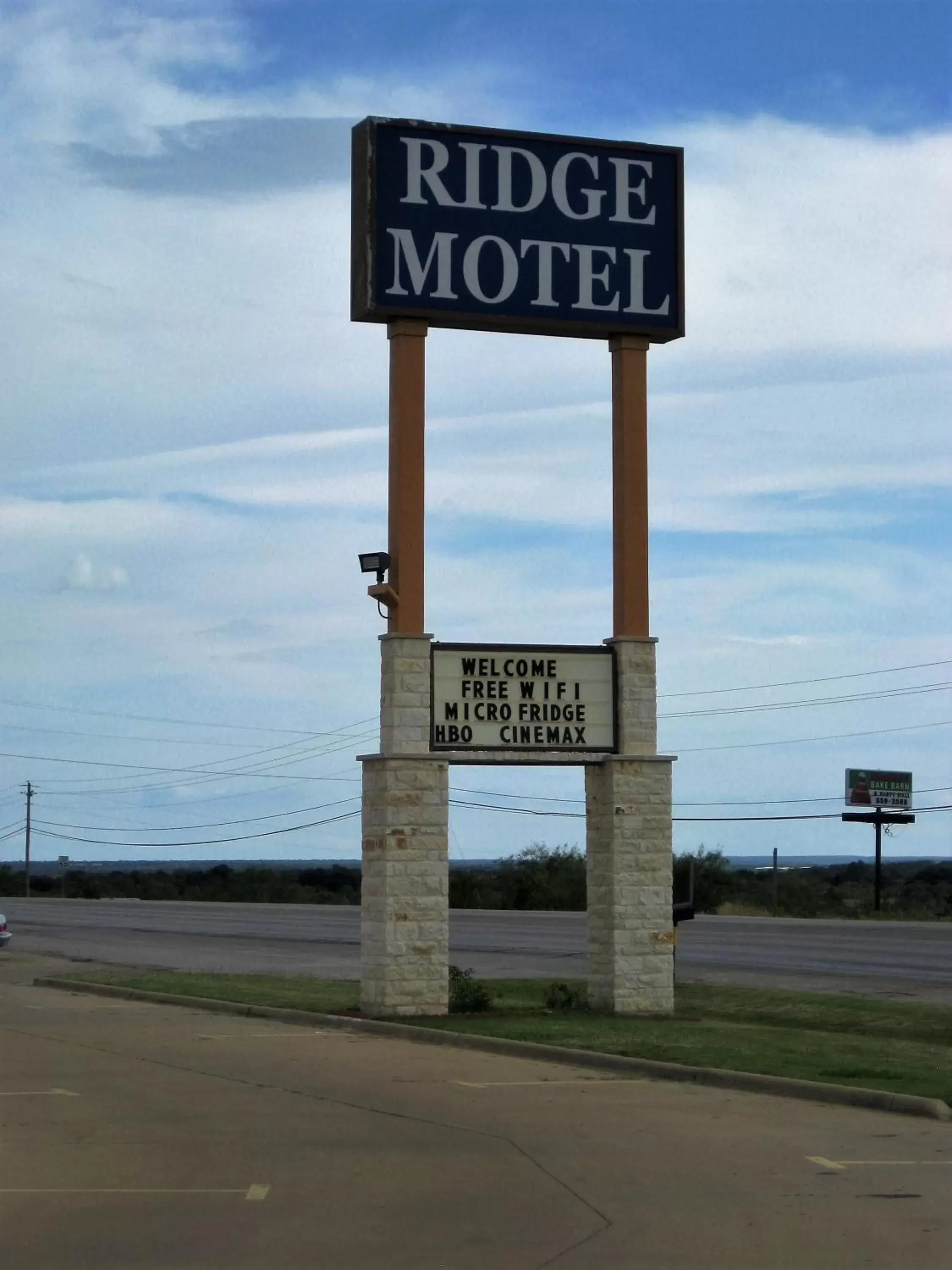 Property logo or sign in Ridge Motel