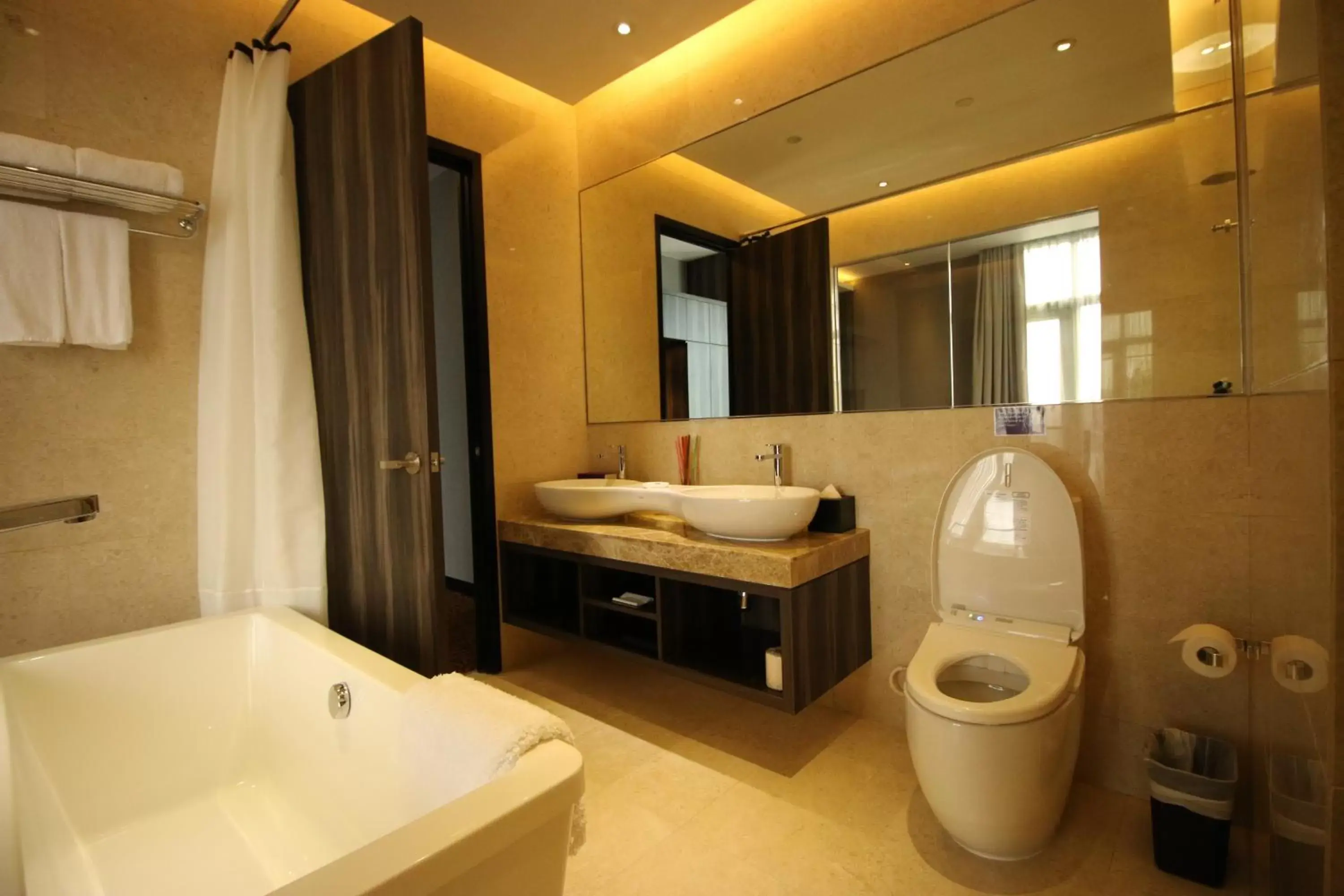 Bathroom in Aqueen Hotel Paya Lebar