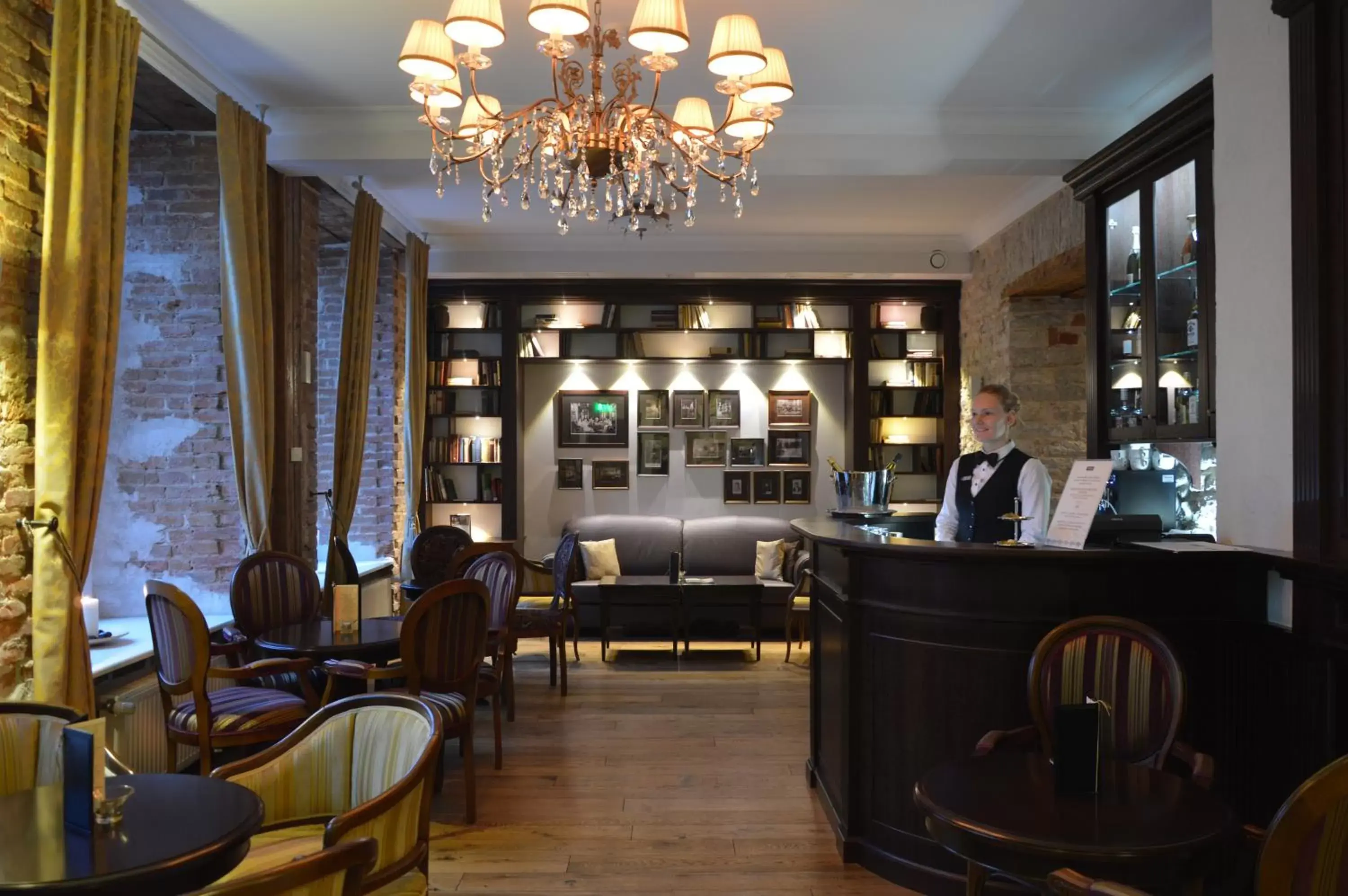 Lobby or reception, Restaurant/Places to Eat in The von Stackelberg Hotel Tallinn