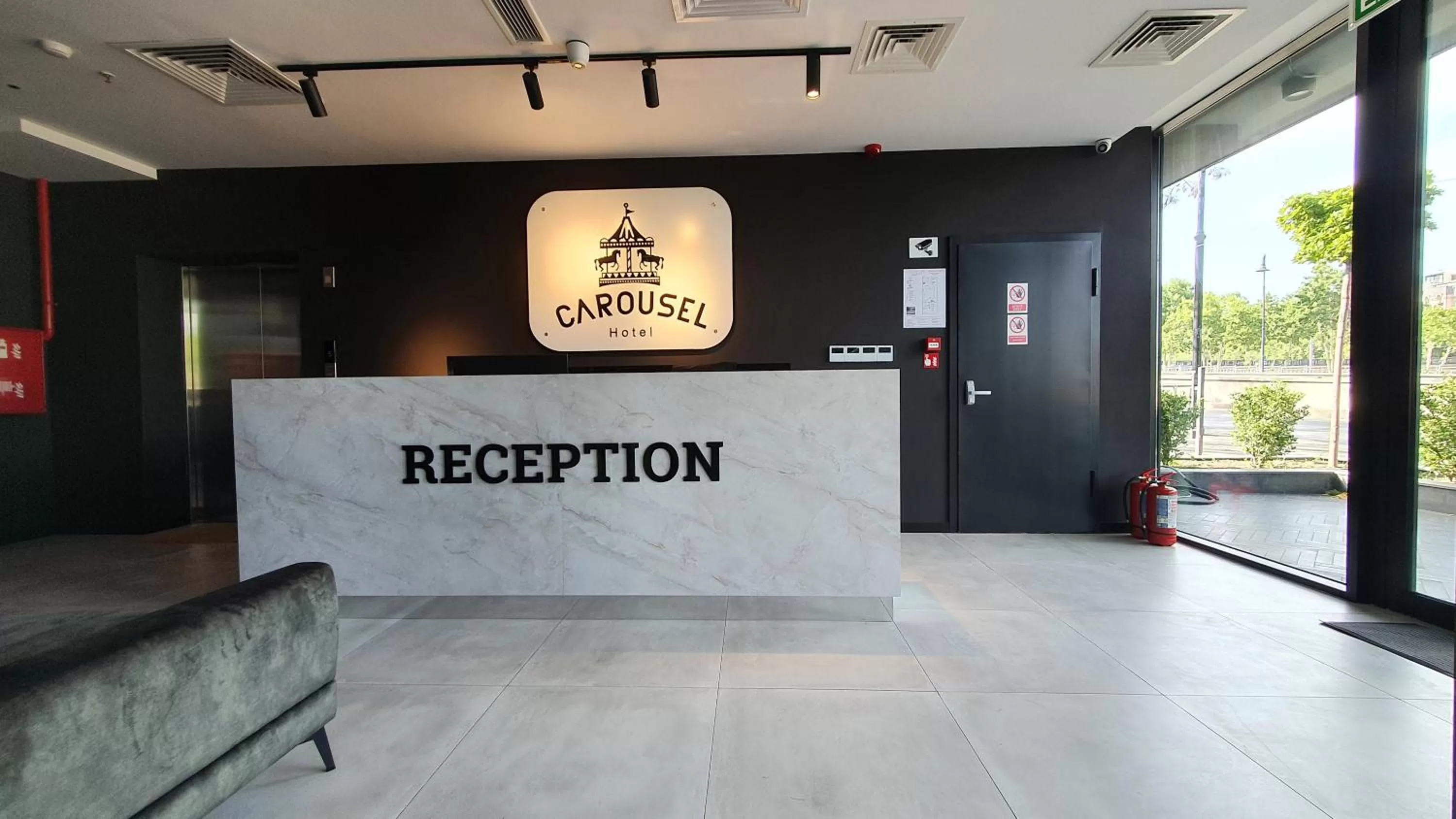 Property logo or sign in CAROUSEL HOTEL