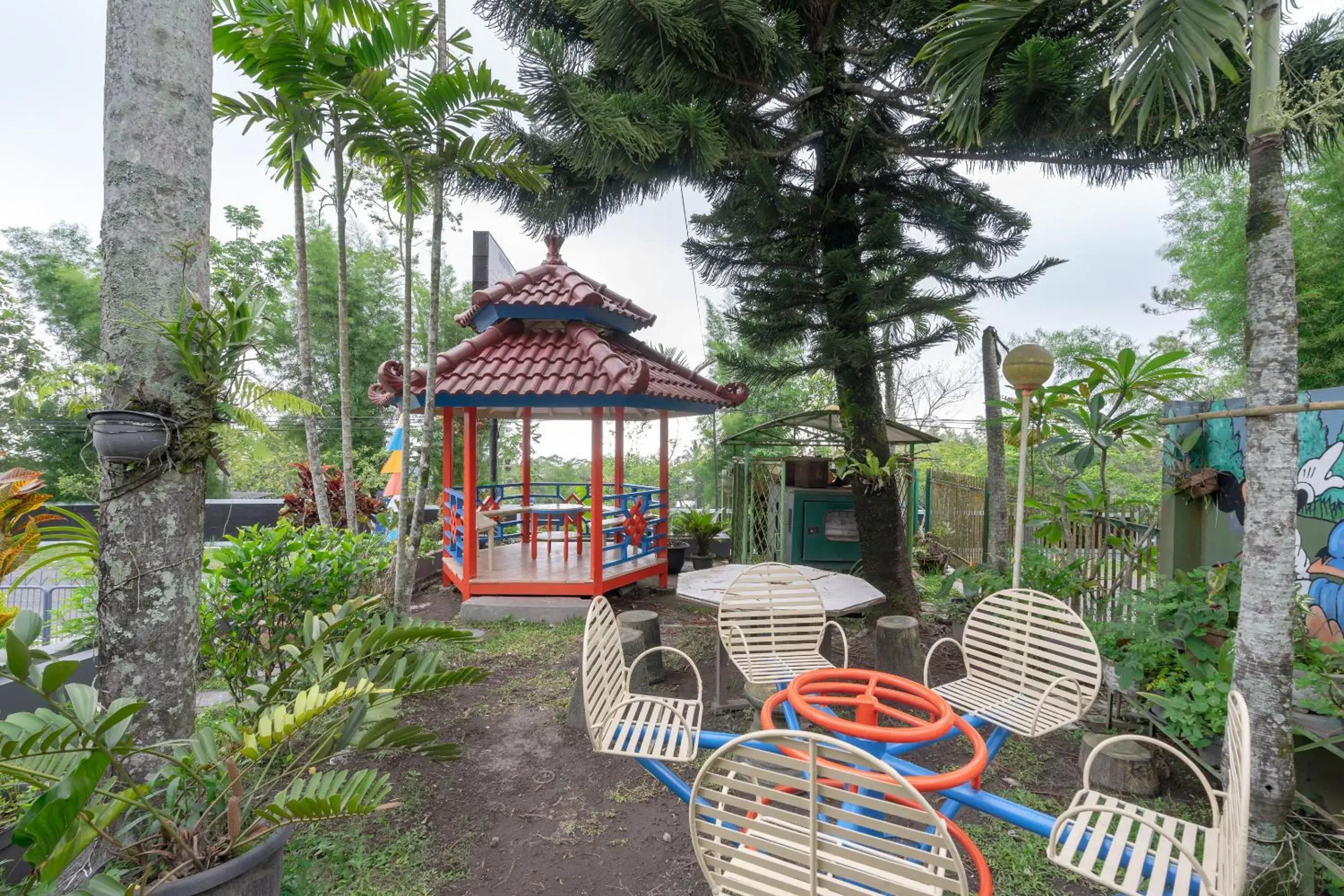 Patio in OYO 1962 Anugerah Wisata Hotel