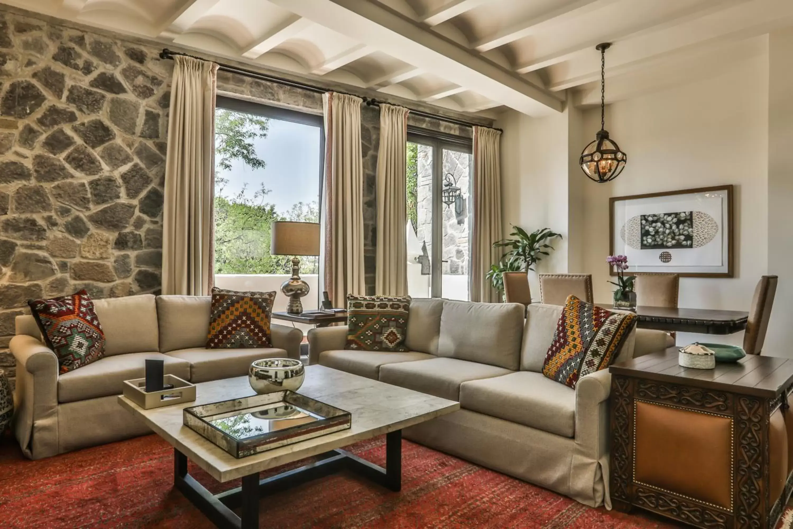 Living room, Seating Area in Banyan Tree Puebla