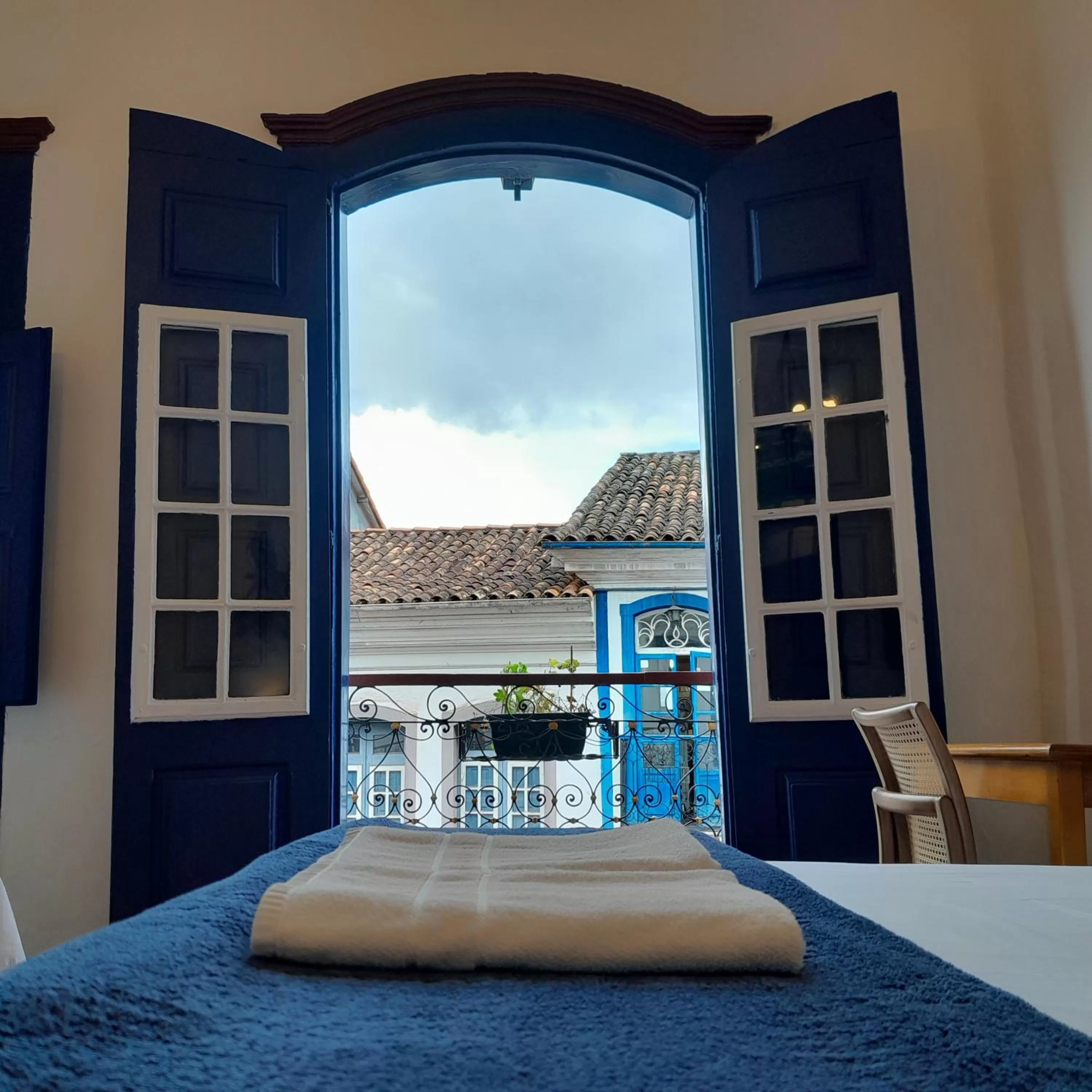 Bed in Hotel Barroco Mineiro