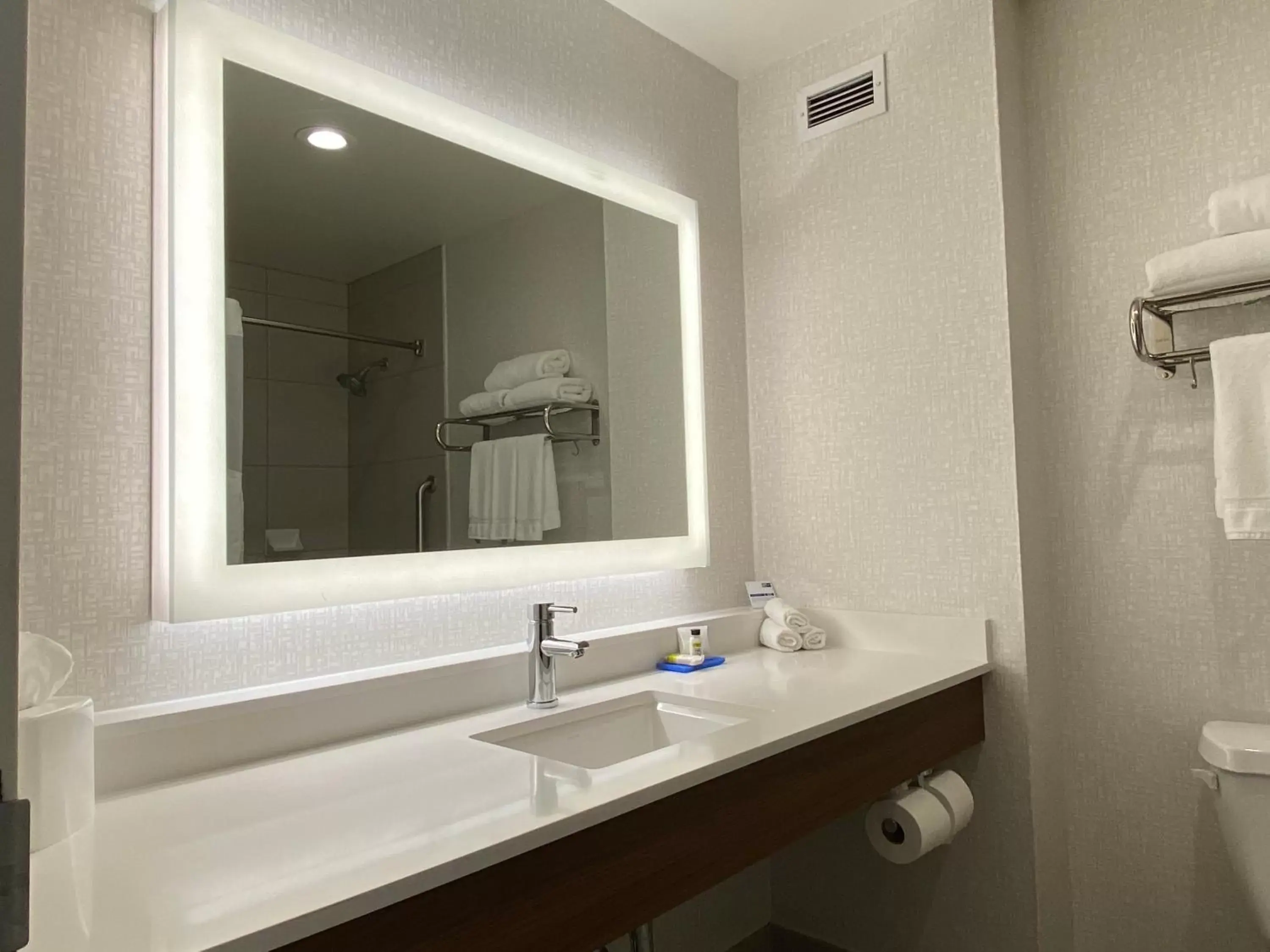 Bathroom in Holiday Inn Express Hotel & Suites Beaumont - Oak Valley, an IHG Hotel