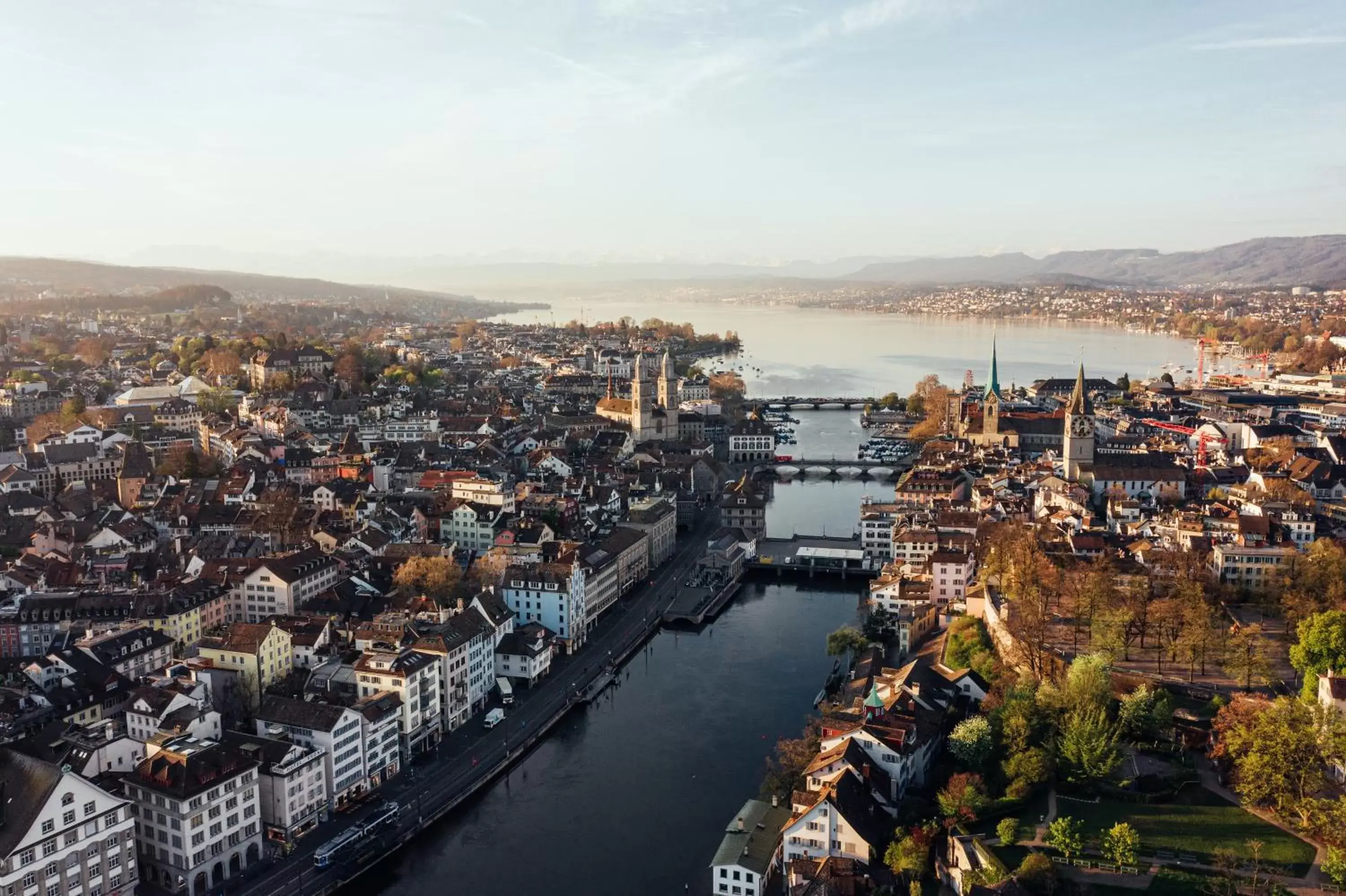 Bird's eye view in aja Zürich