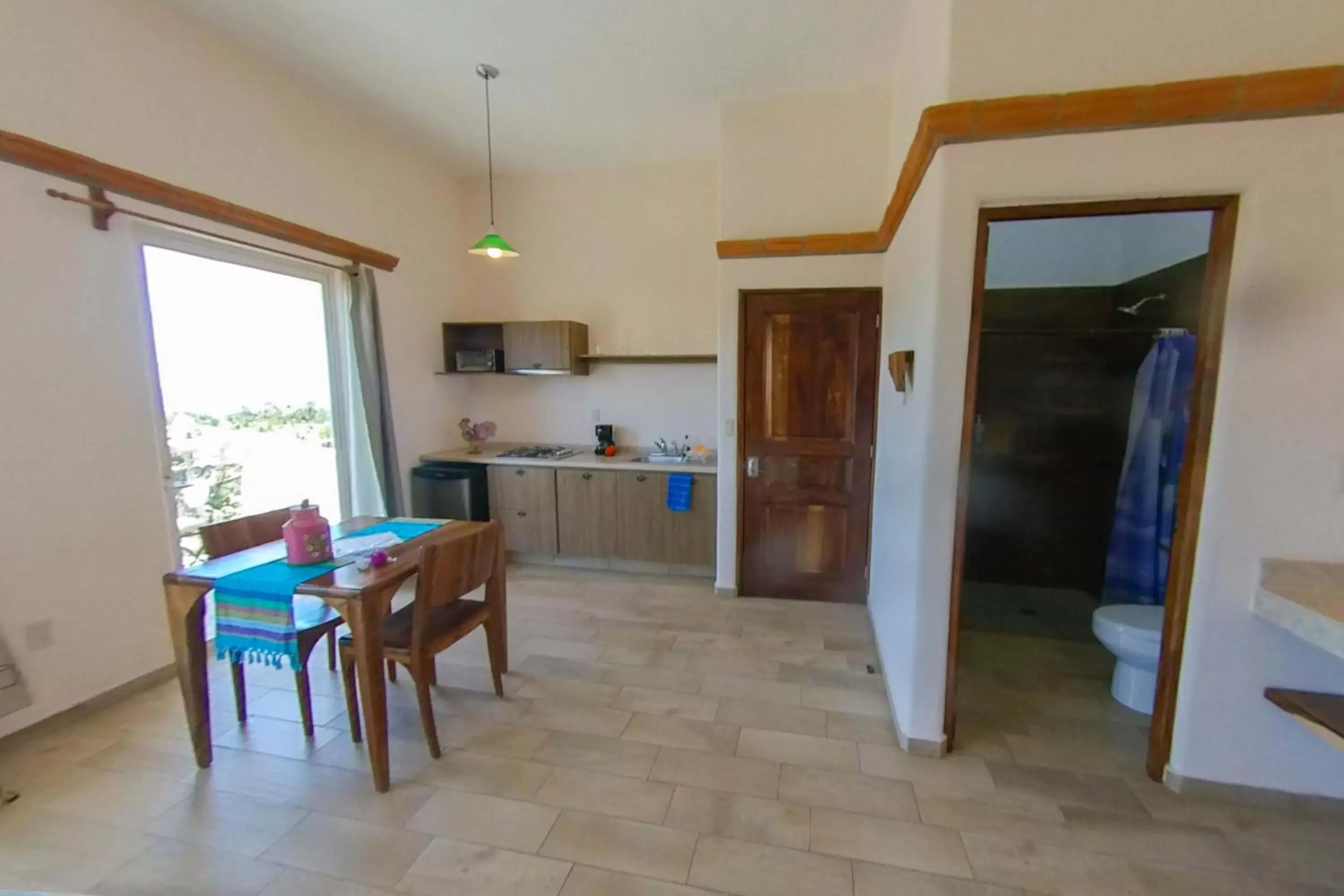 Bathroom, Kitchen/Kitchenette in Villa Los Corales