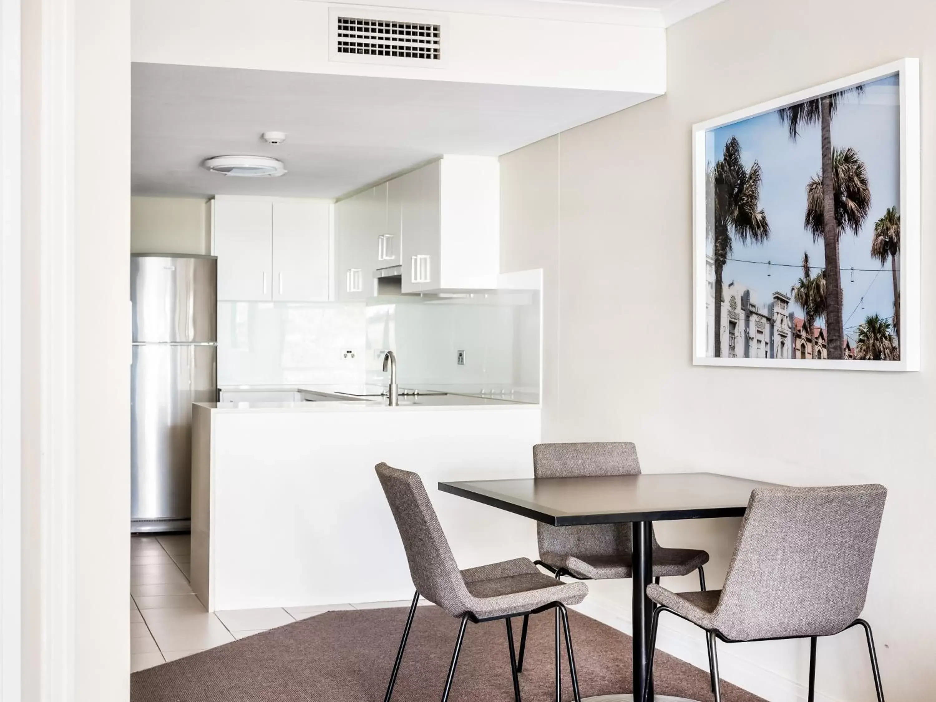 Kitchen or kitchenette, Dining Area in Quest Manly