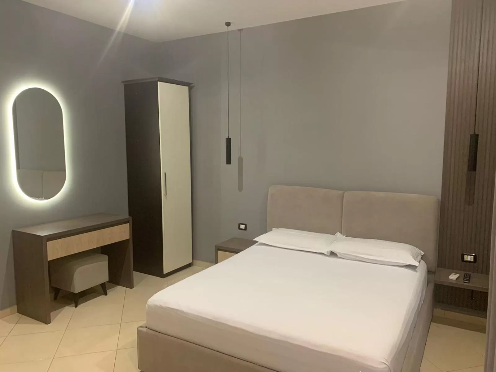 Bed in Hotel Kaloshi