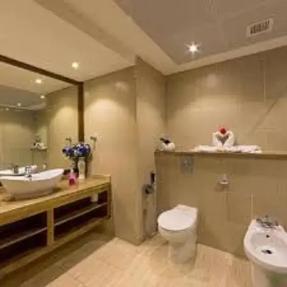 Bathroom in Al Khaleej Palace Deira Hotel
