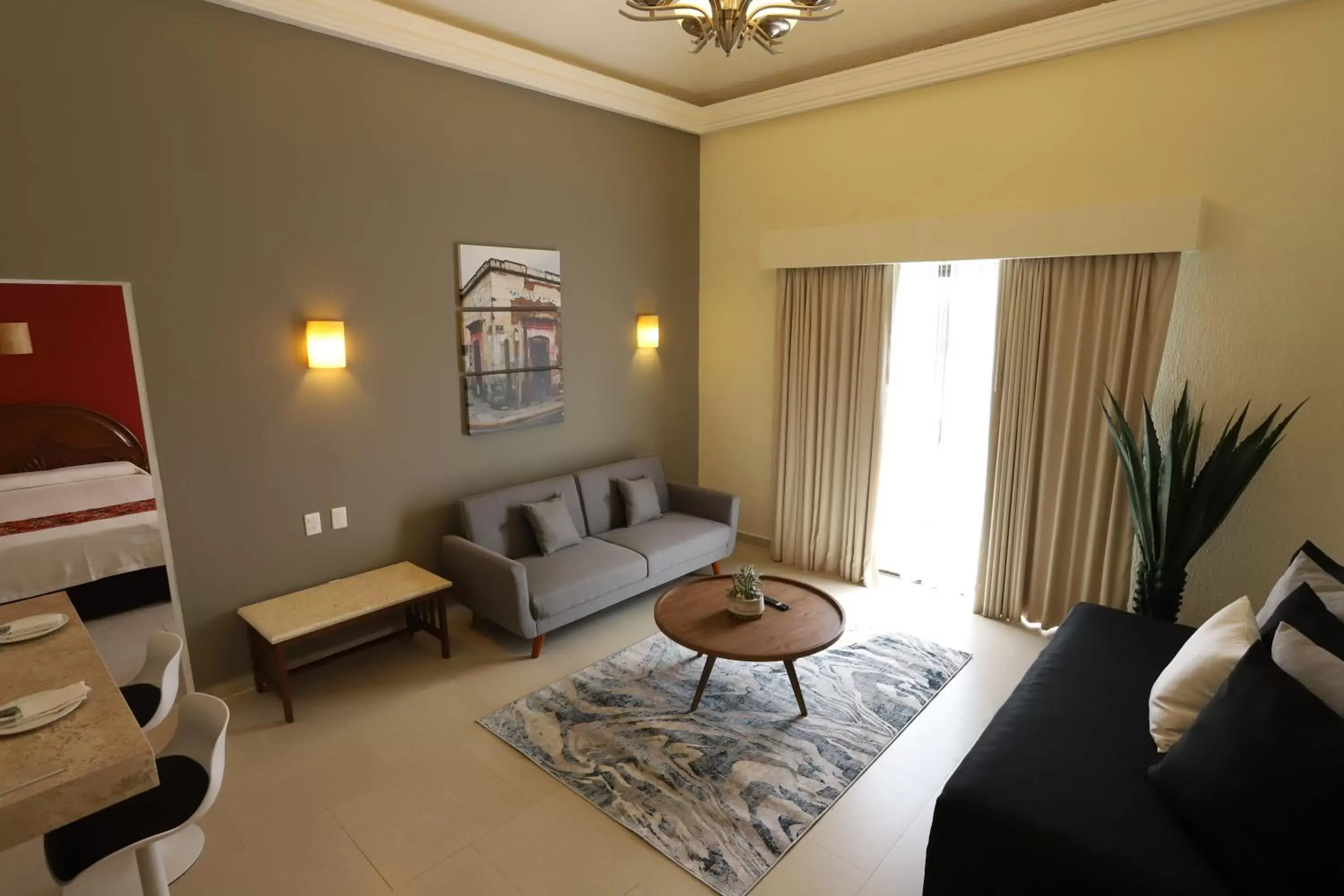 Living room, Seating Area in Adhara Hacienda Cancun