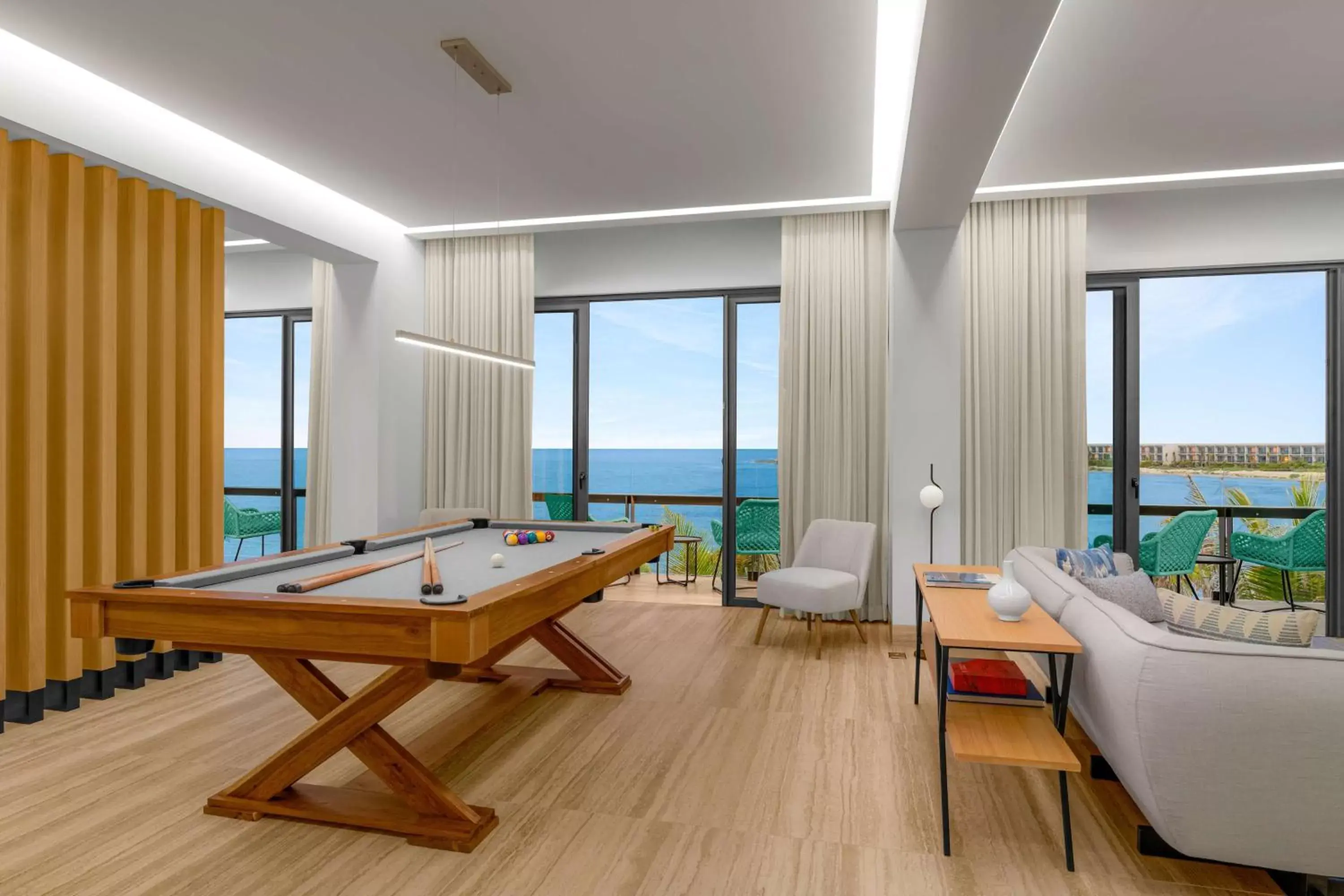 Living room, Billiards in Hilton Tulum Riviera Maya All-Inclusive Resort
