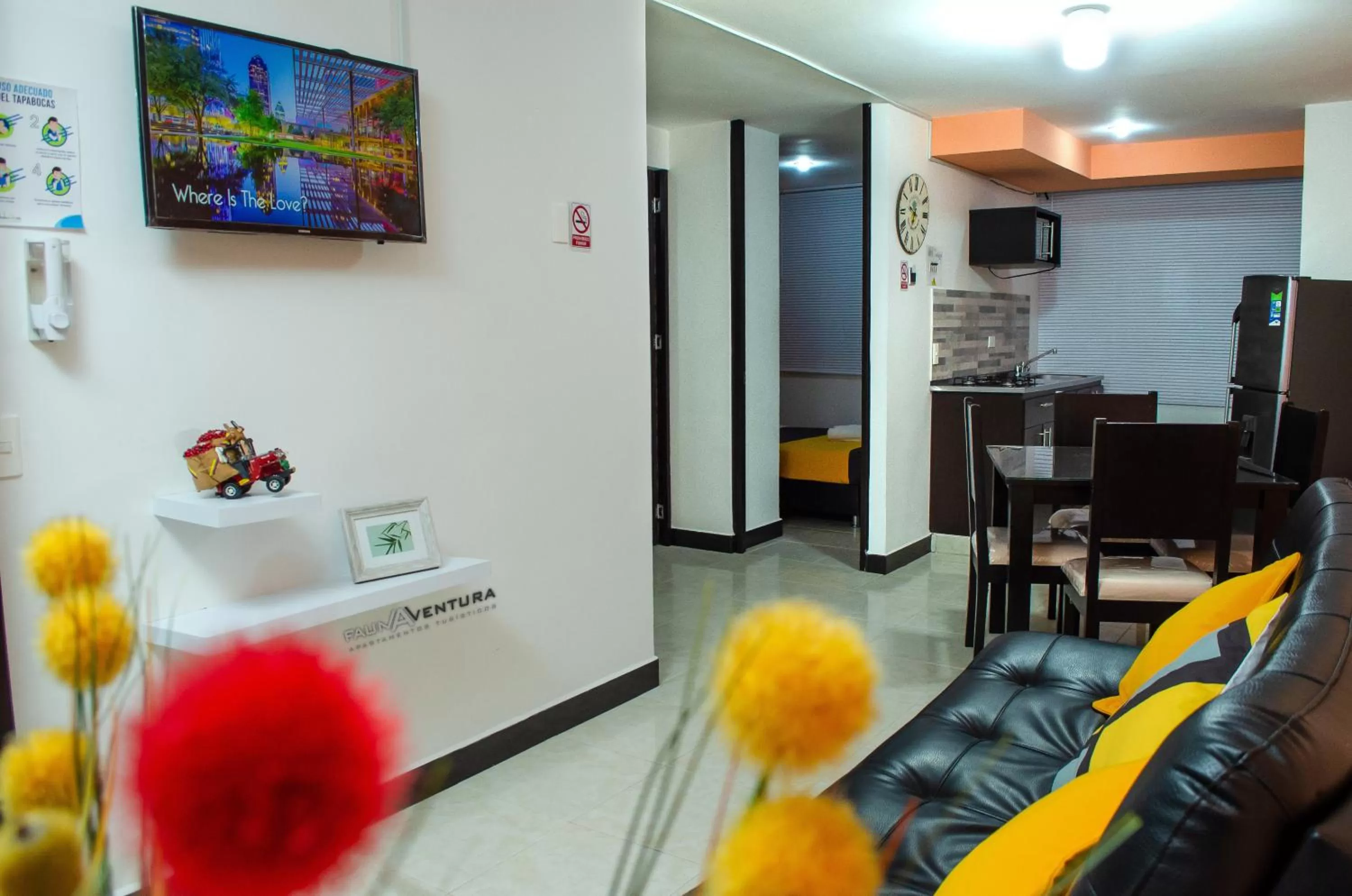 TV and multimedia in Apartamento Primer Piso 2km del Parque del Café