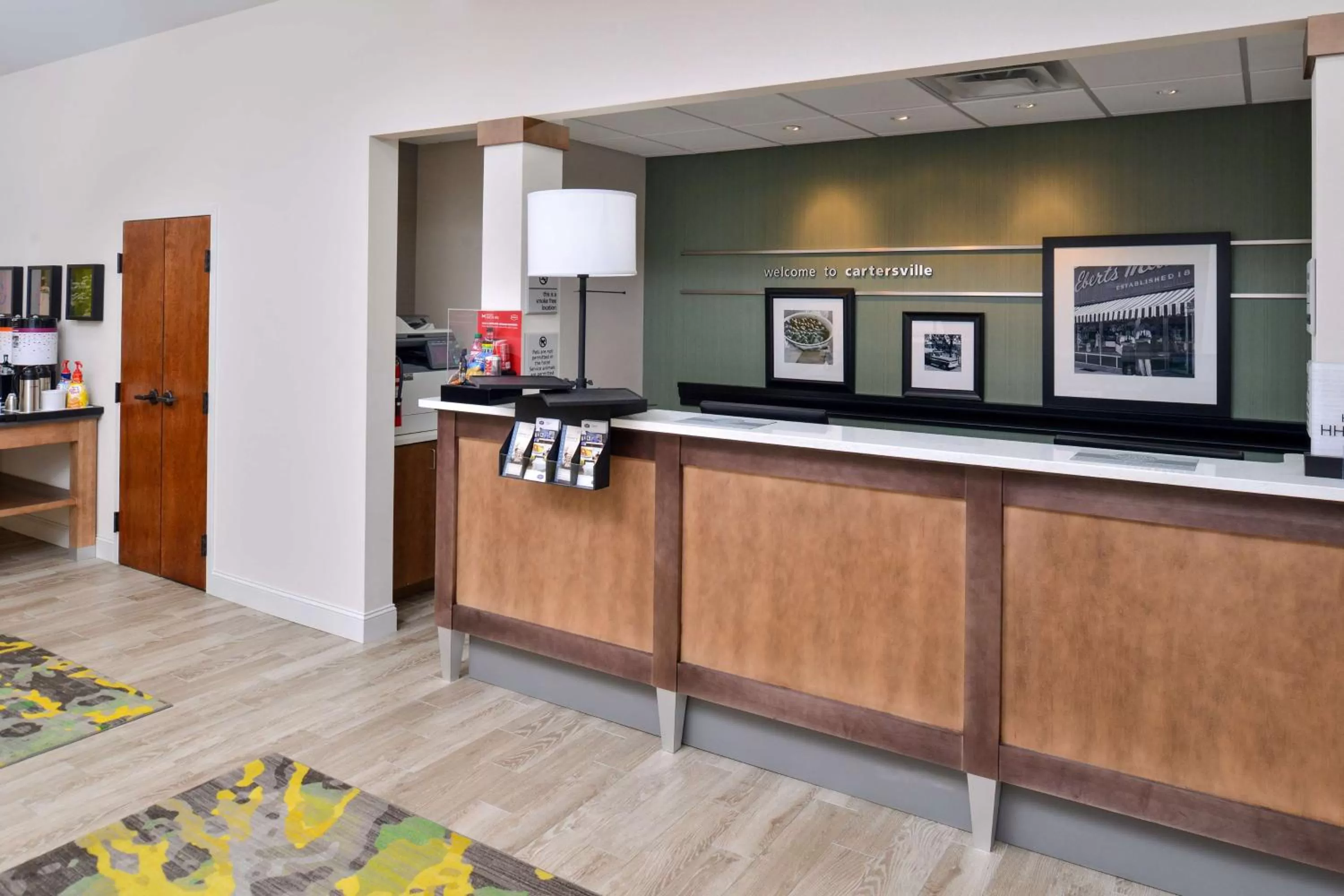 Lobby or reception in Hampton Inn Cartersville