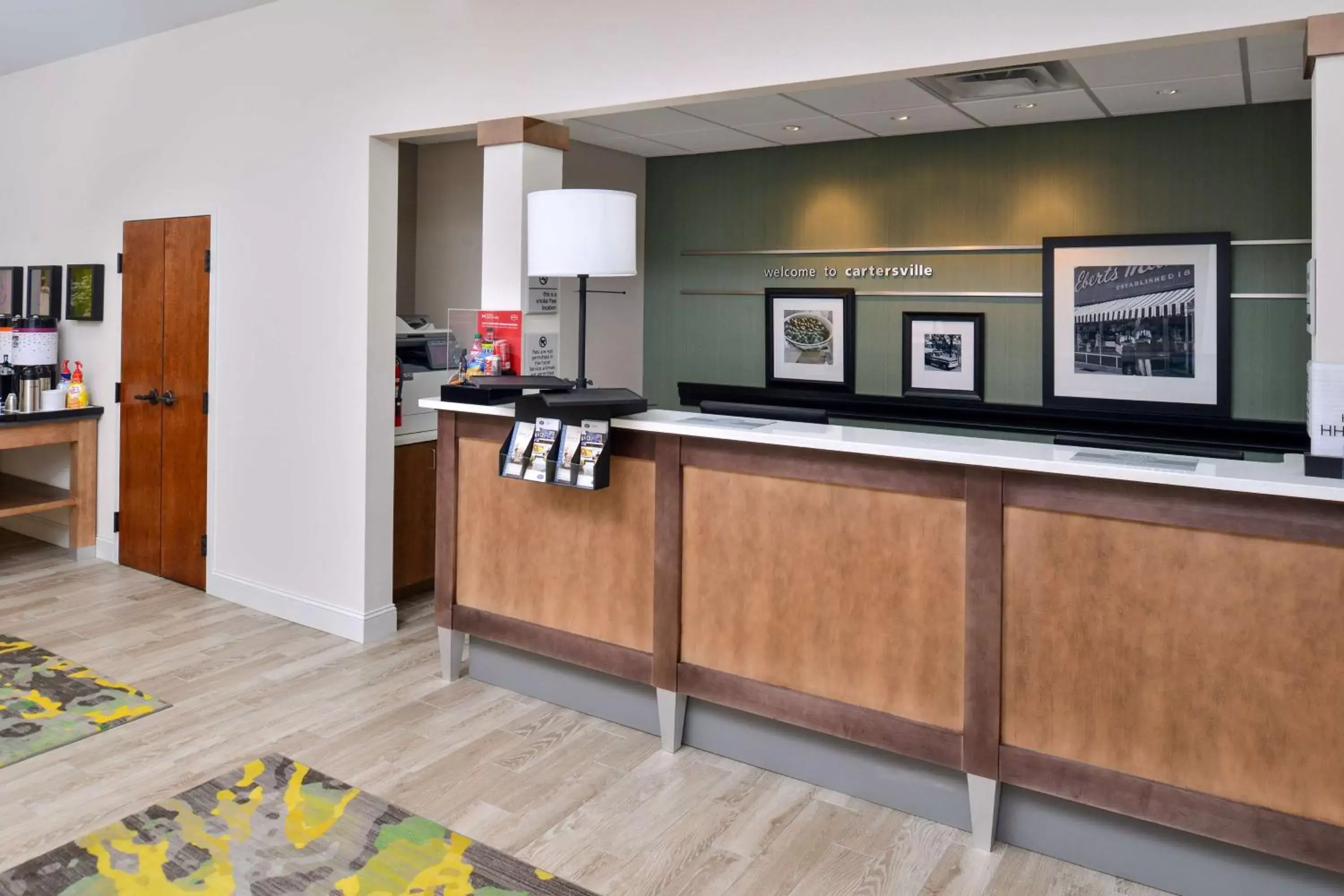 Lobby or reception in Hampton Inn Cartersville Lobby or reception in Hampton Inn Cartersville