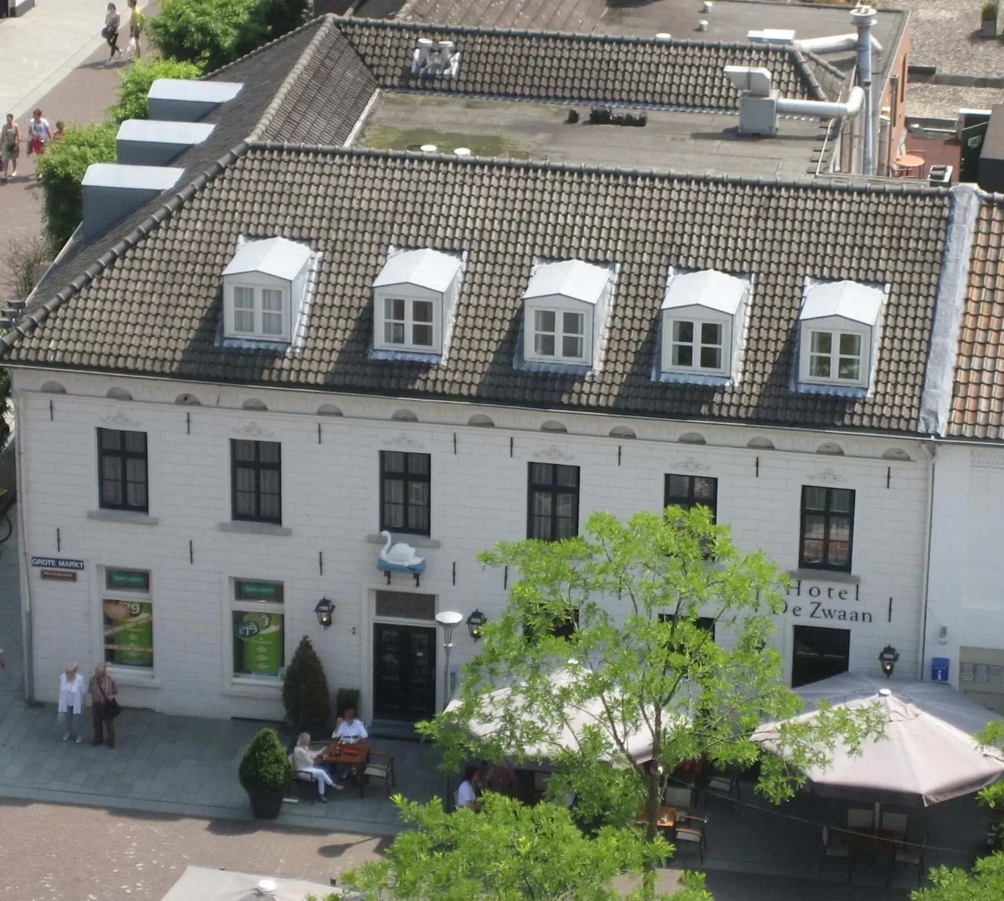 Bird's eye view, Property Building in Hotel & Brasserie de Zwaan Venray