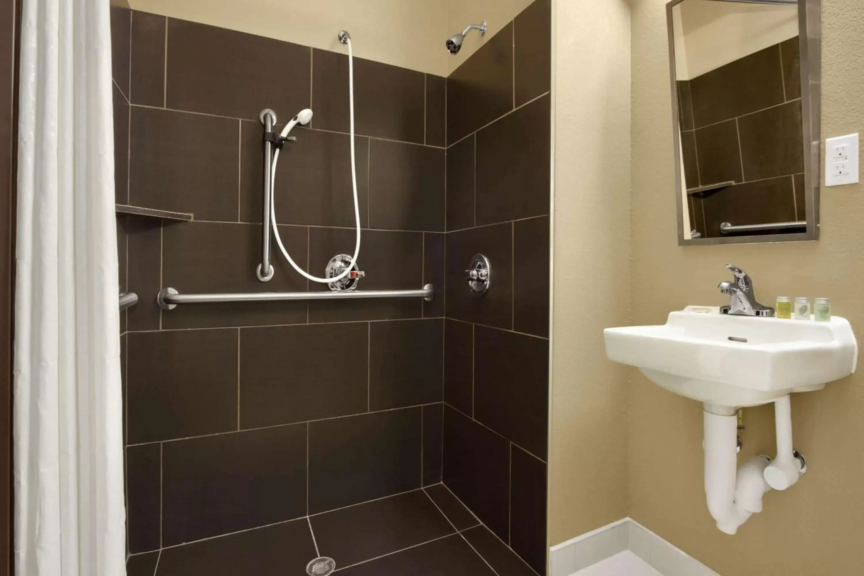 Bathroom in Microtel Inn & Suites by Wyndham Buda Austin South