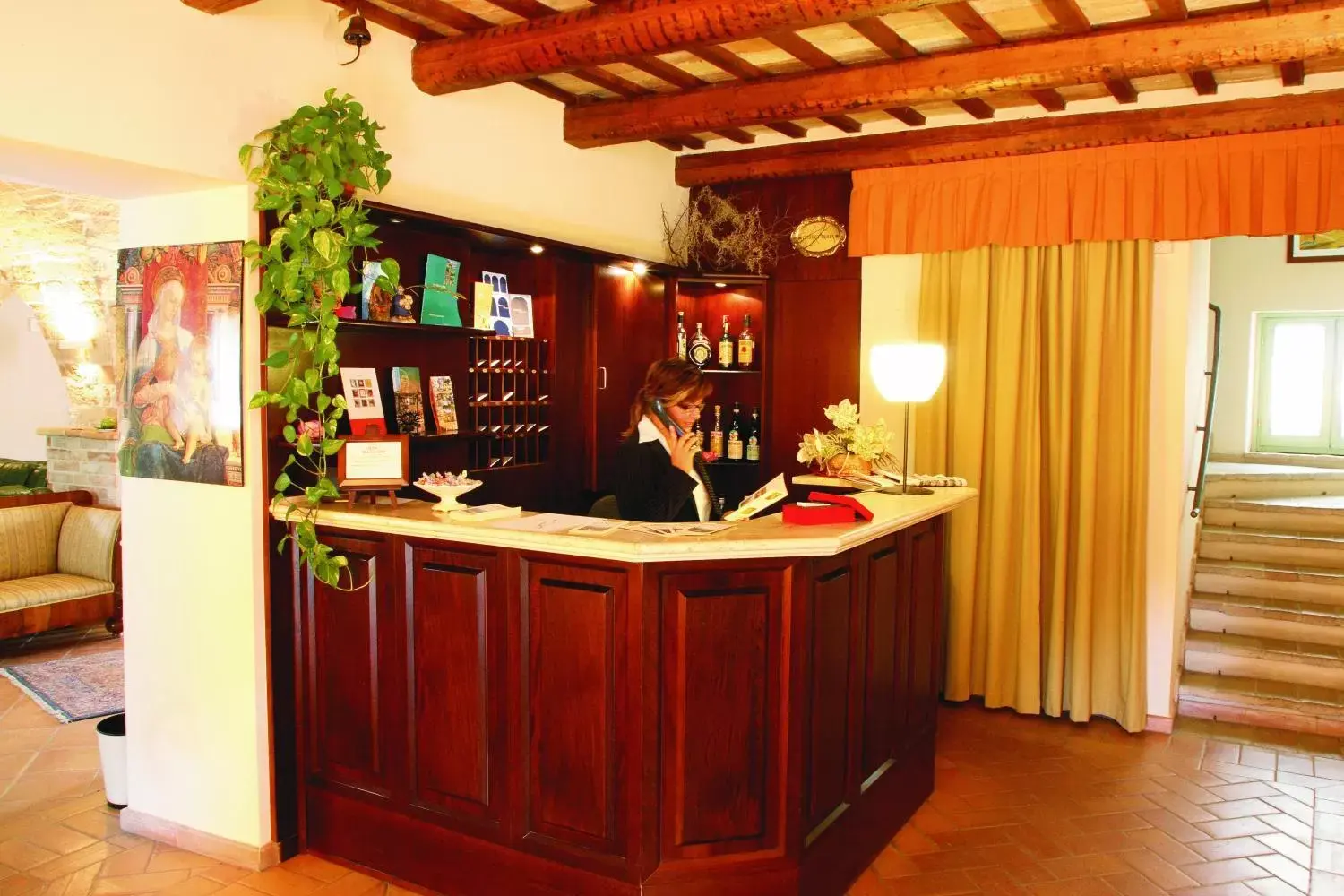 Lobby or reception in Hotel San Claudio