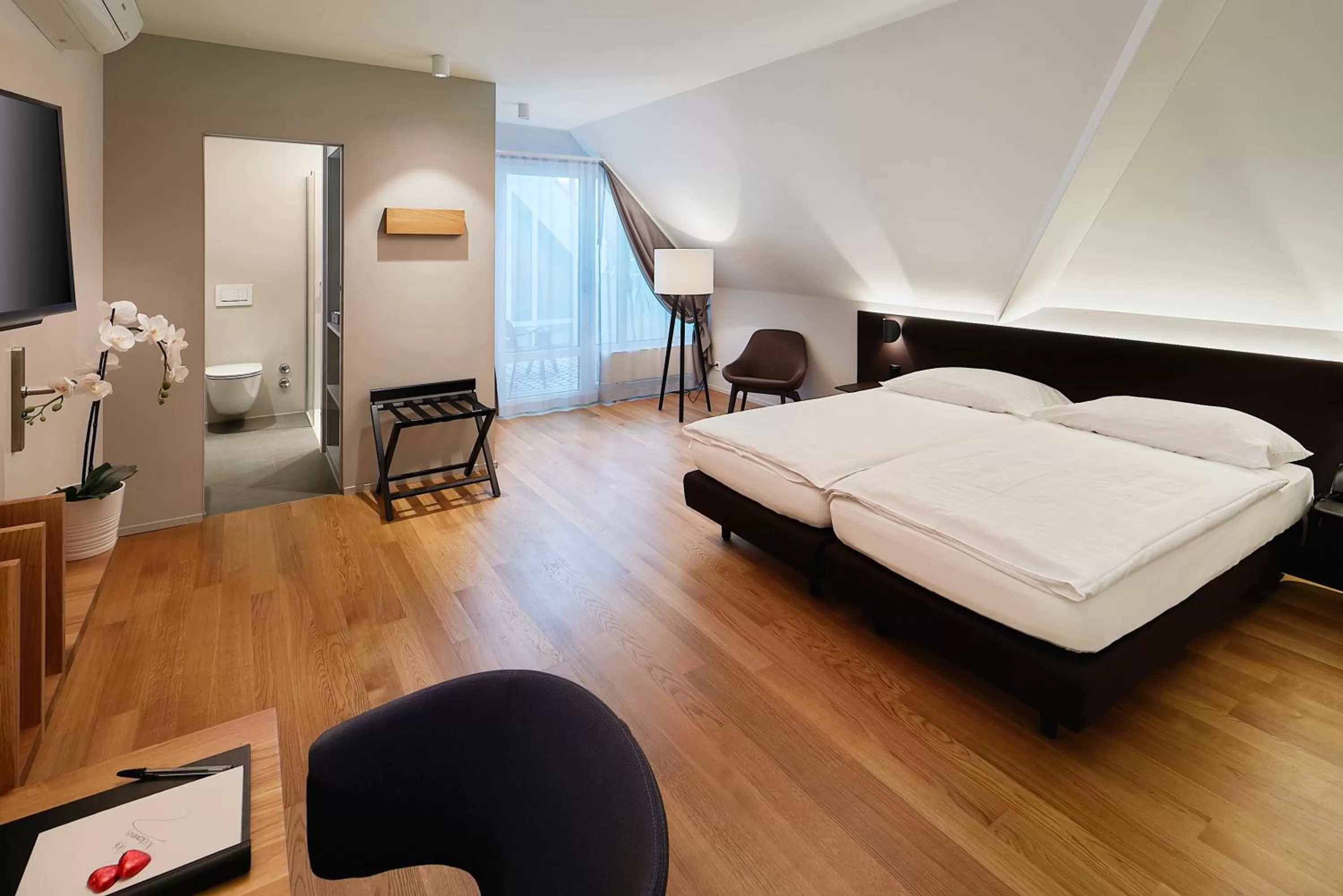 Photo of the whole room, Bed in Gasthof Mühle