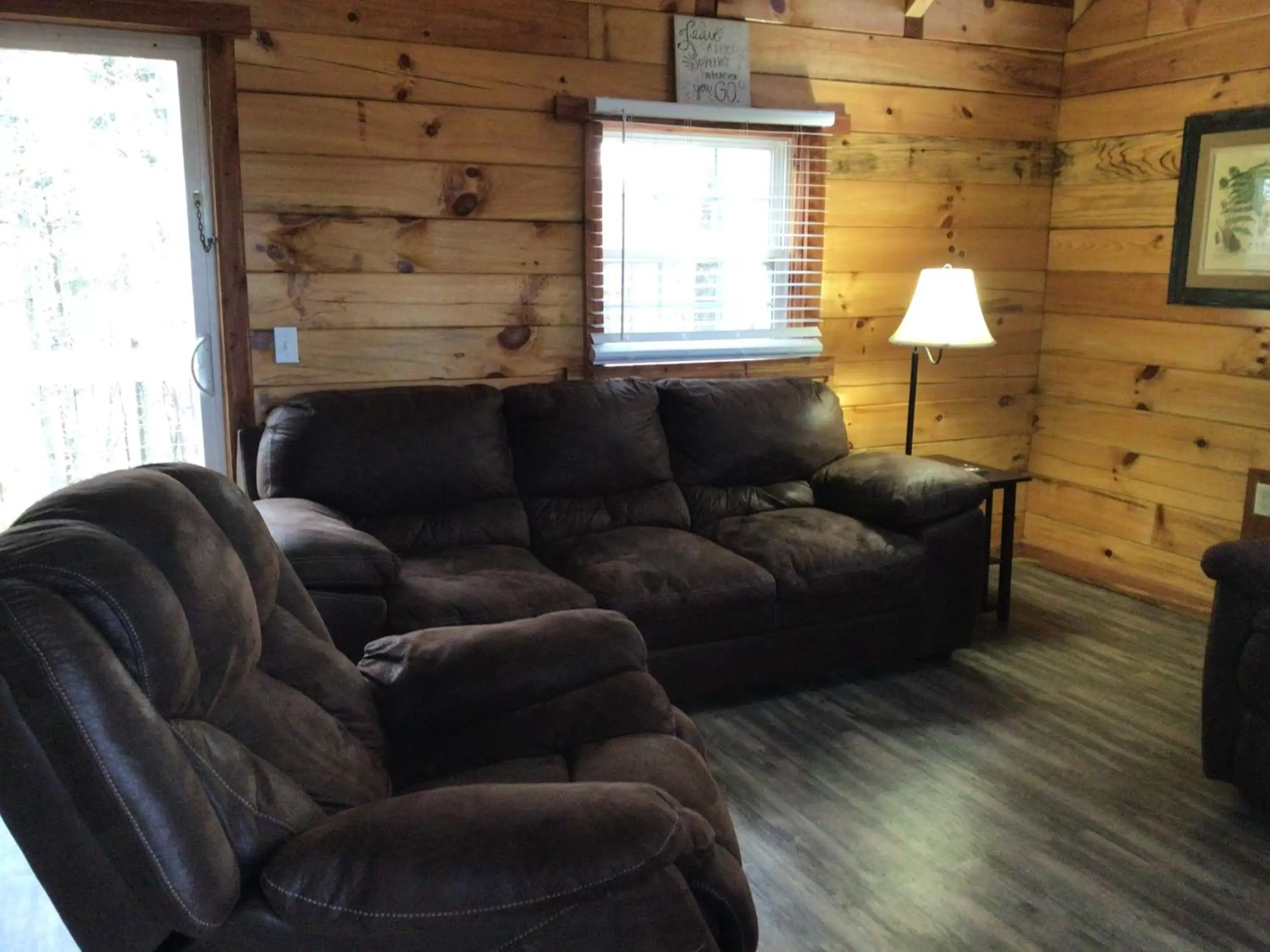 Living room, Seating Area in Kozy Haven Log Cabin Rentals