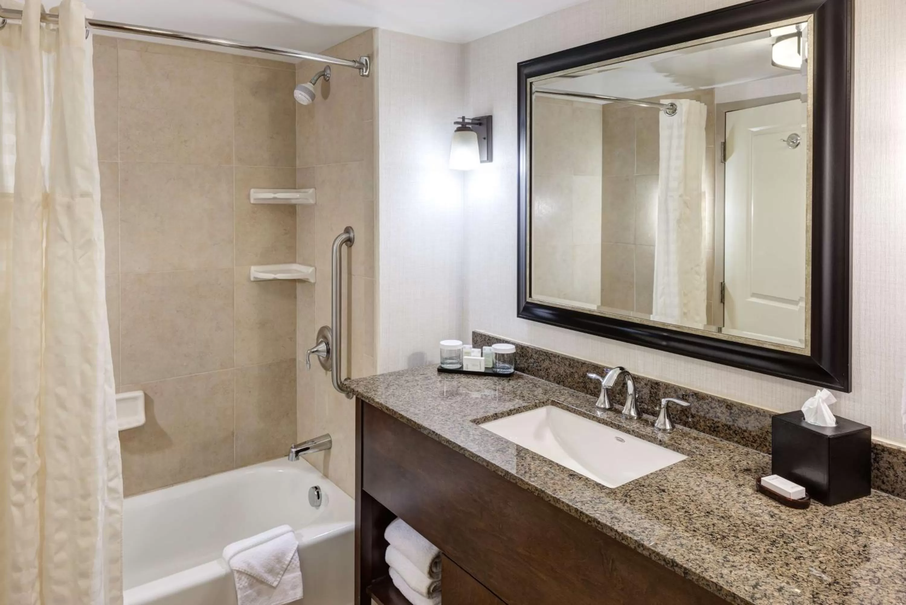 Bathroom in Embassy Suites Anchorage