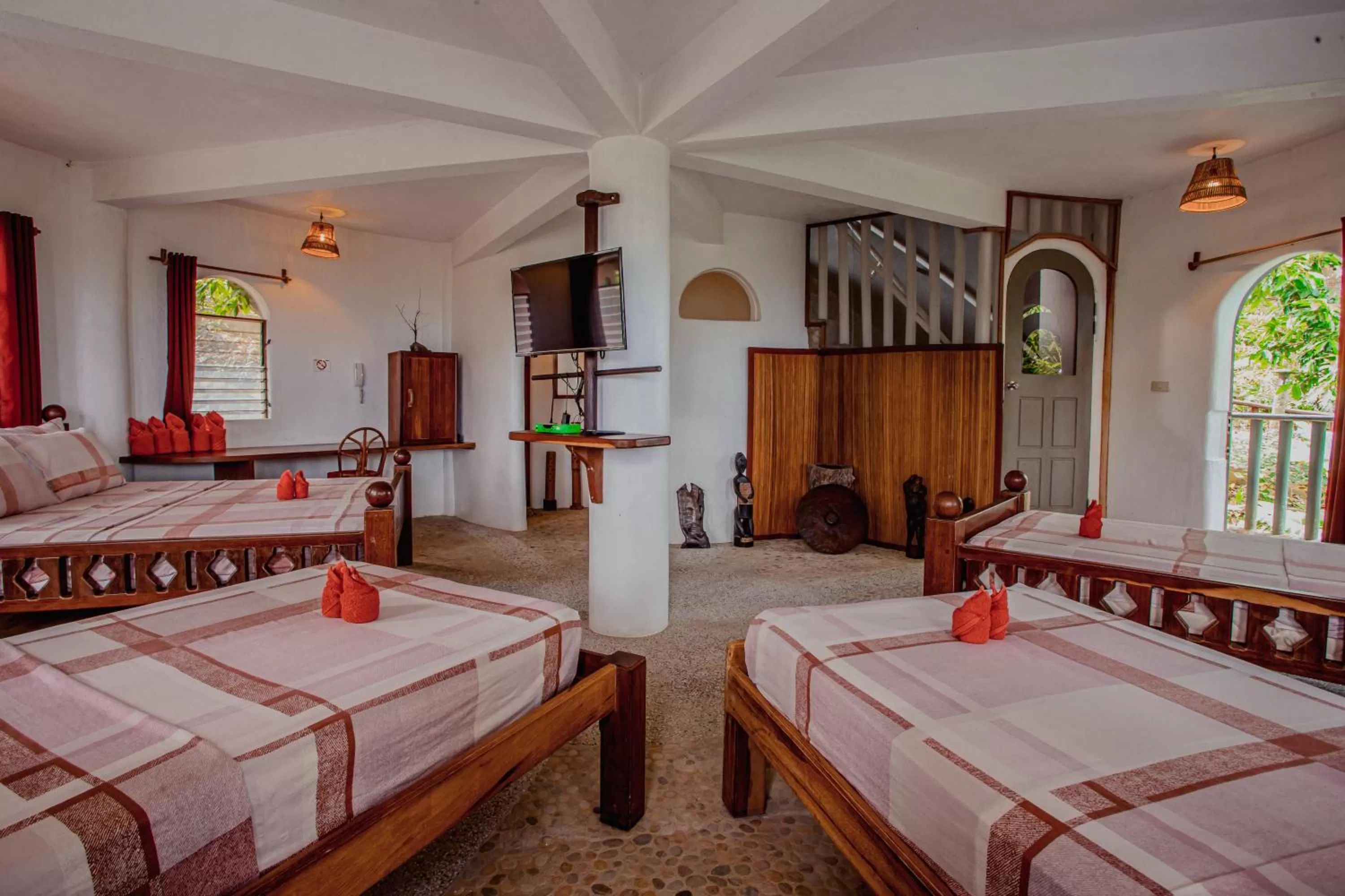 Bathroom, Bed in Atremaru Jungle Retreat