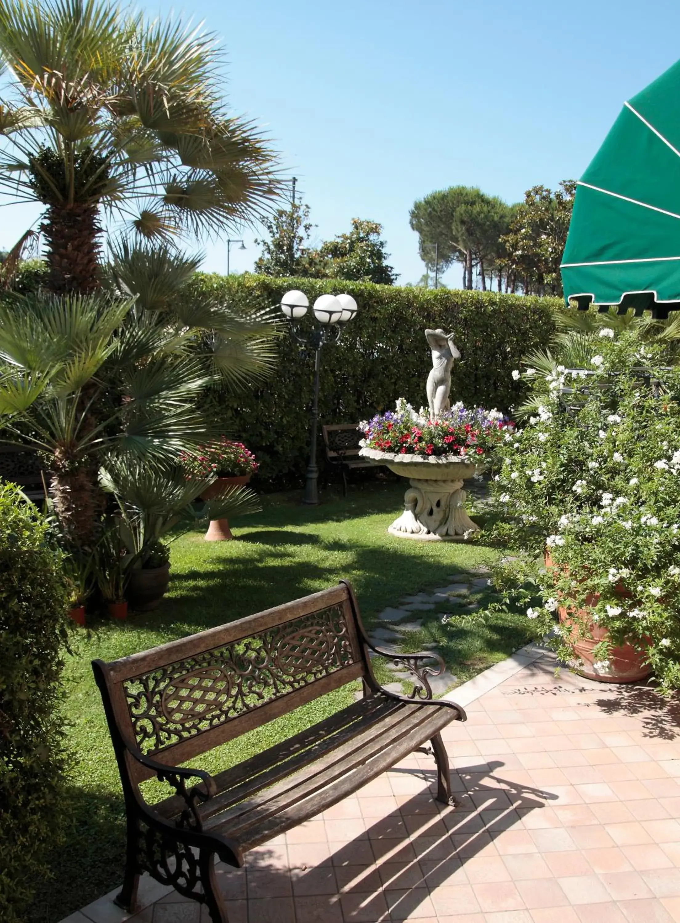 Garden in Hotel Luna