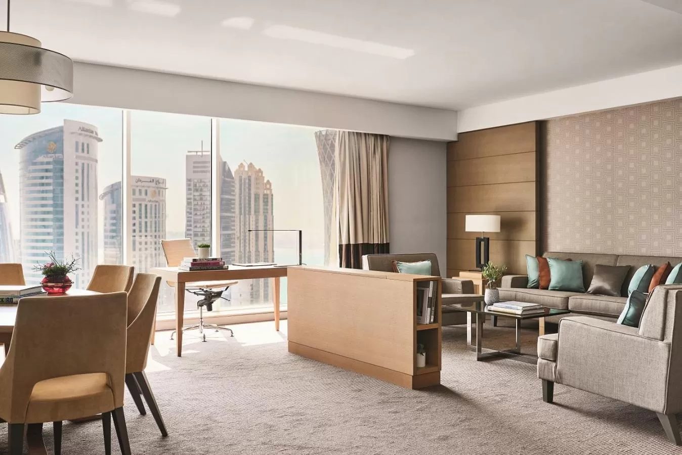 Living room in Pullman Doha West Bay