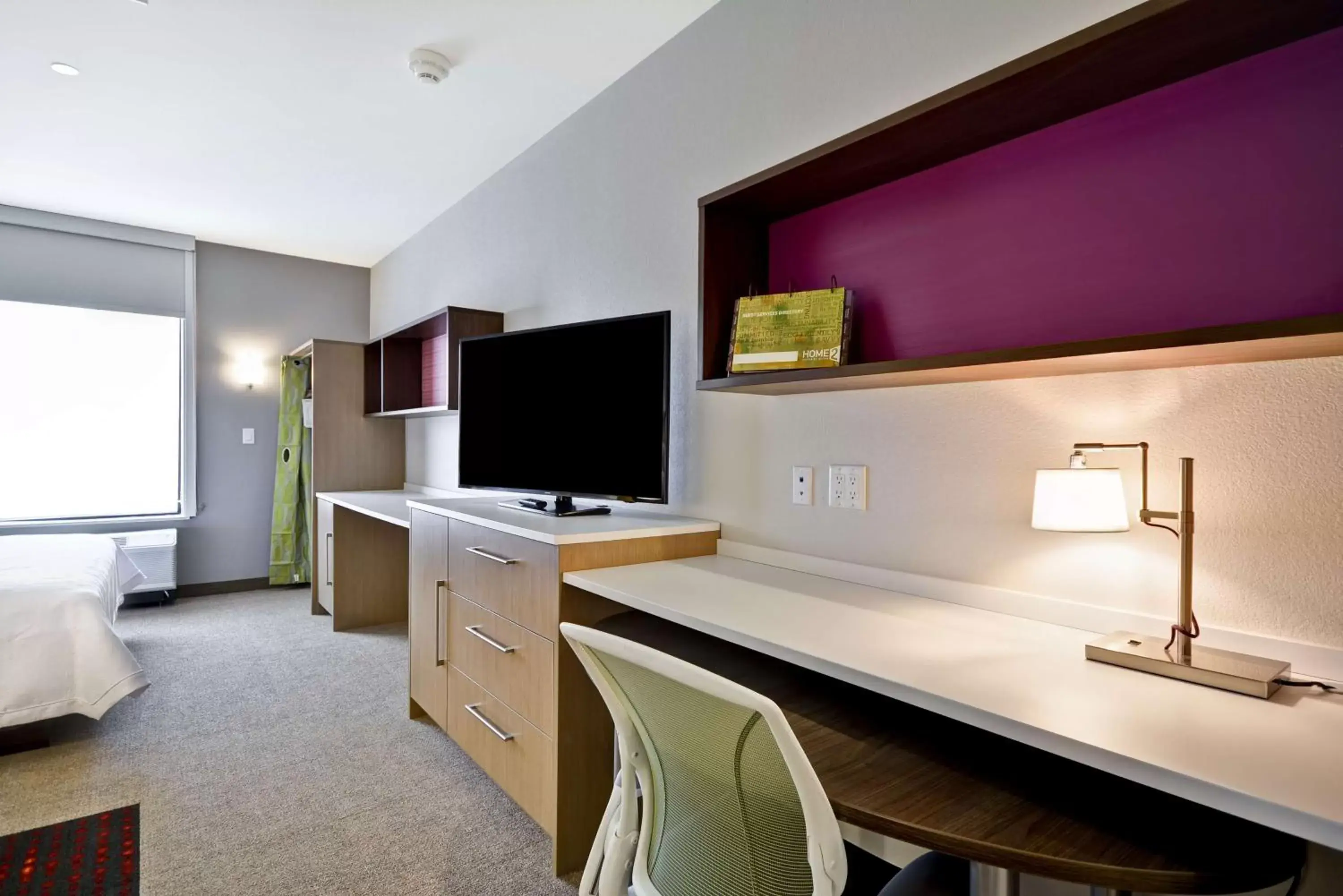 Bedroom, TV/Entertainment Center in Home 2 Suites By Hilton Fairview Allen