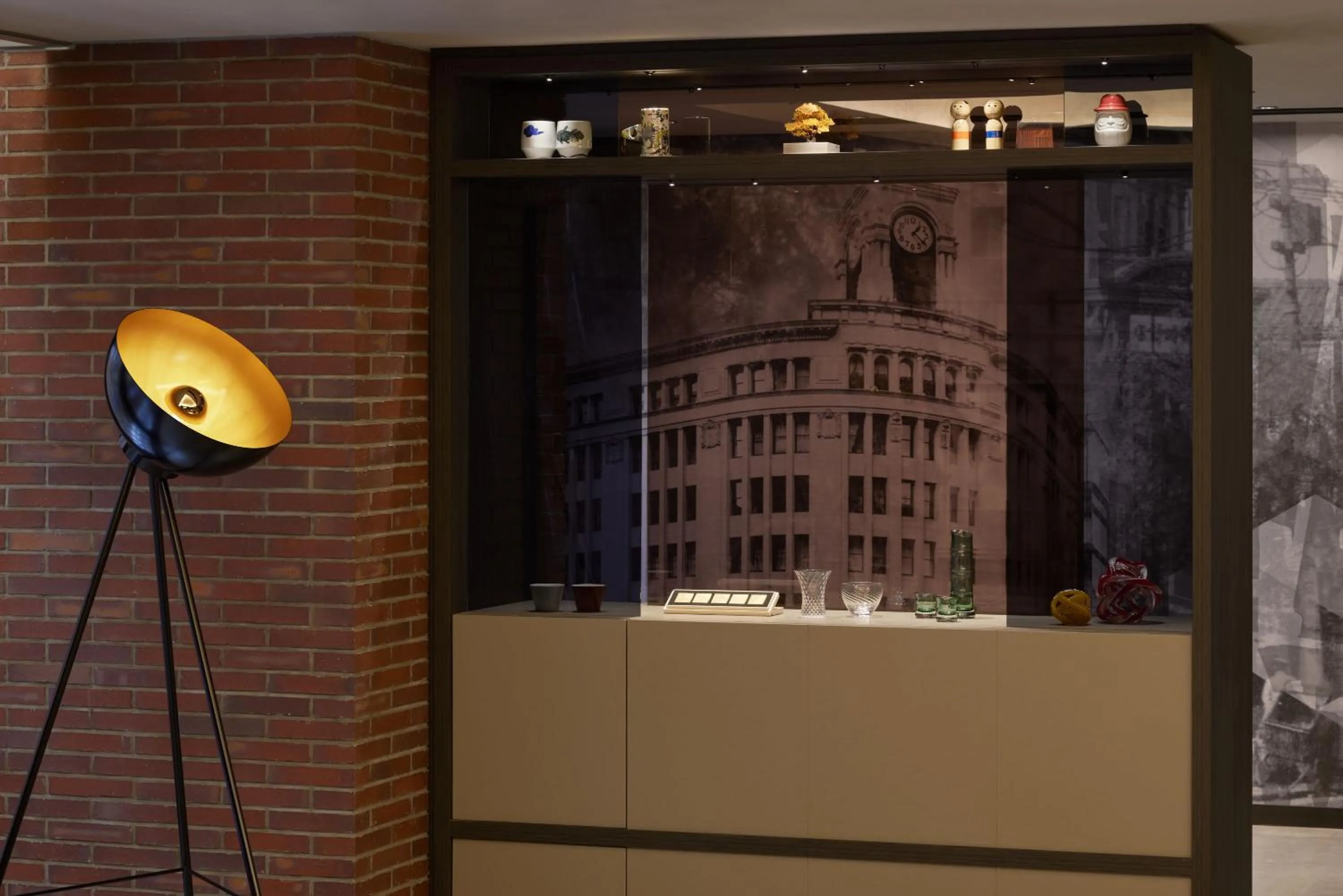 Lobby or reception in the b ginza