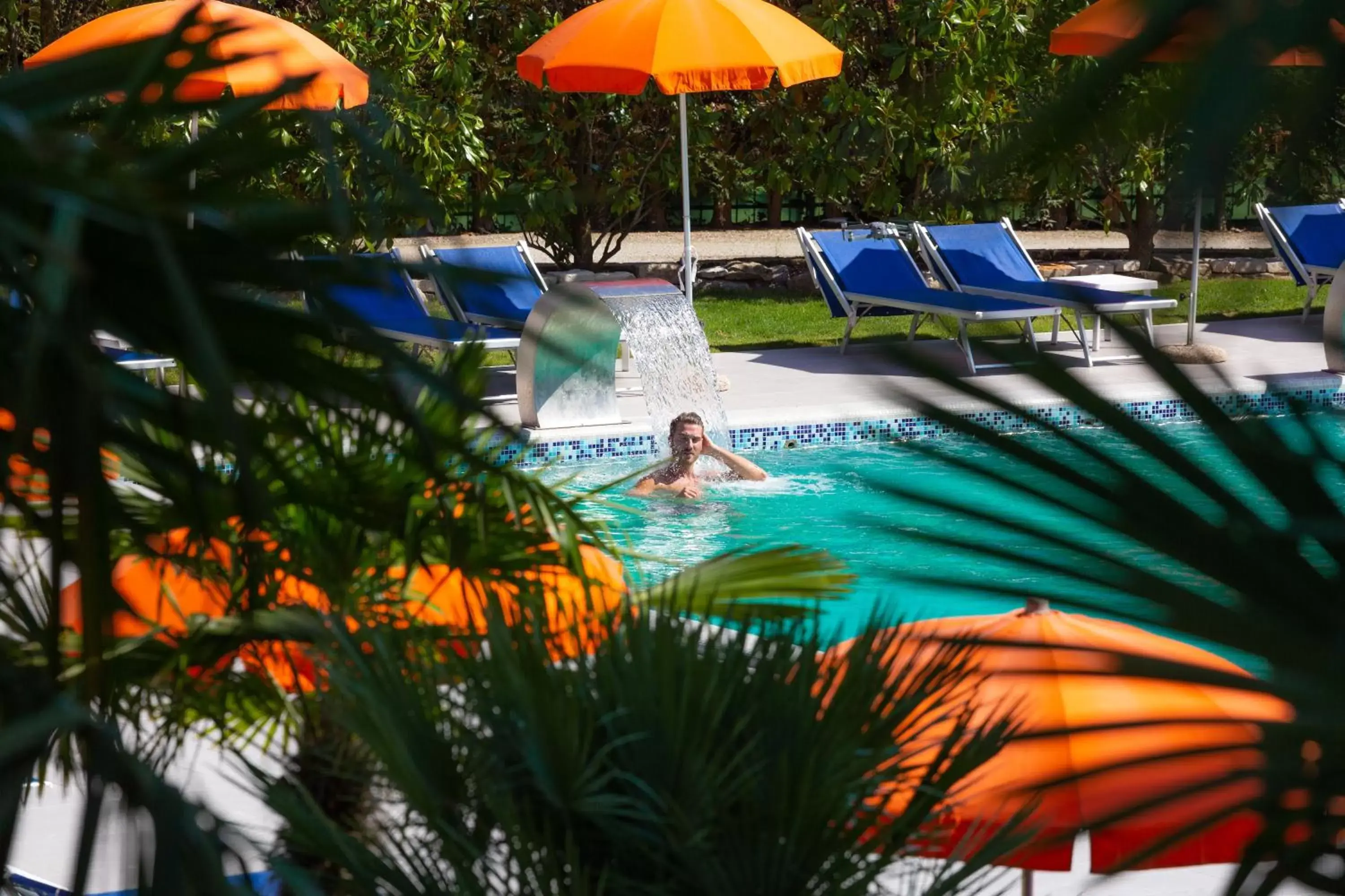 Pool view in Hotel Savoia Thermae & SPA