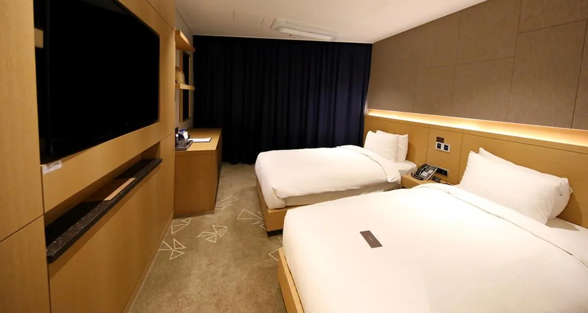 Bed in Sea Cruise Hotel