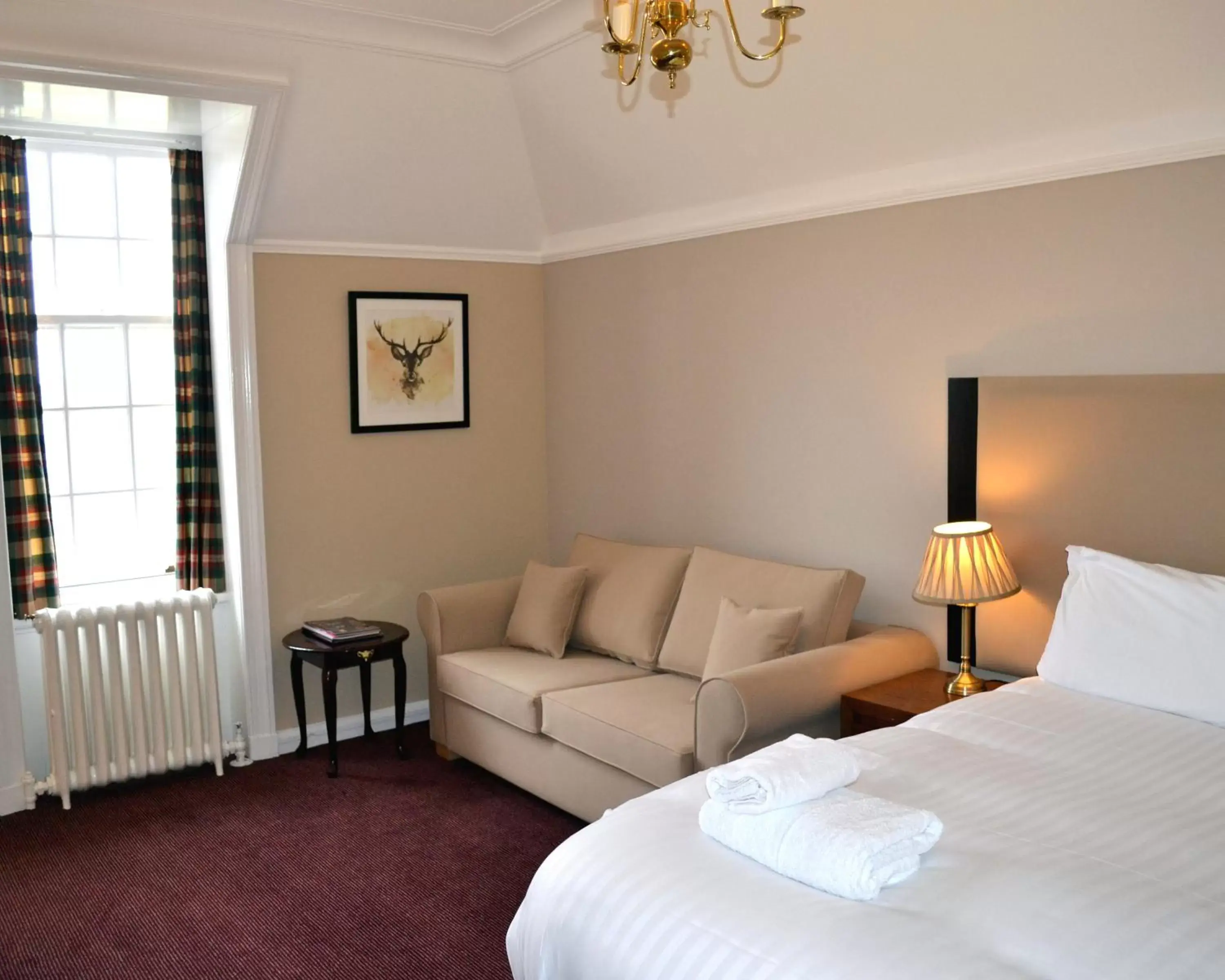 Seating Area in Tulloch Castle Hotel ‘A Bespoke Hotel’