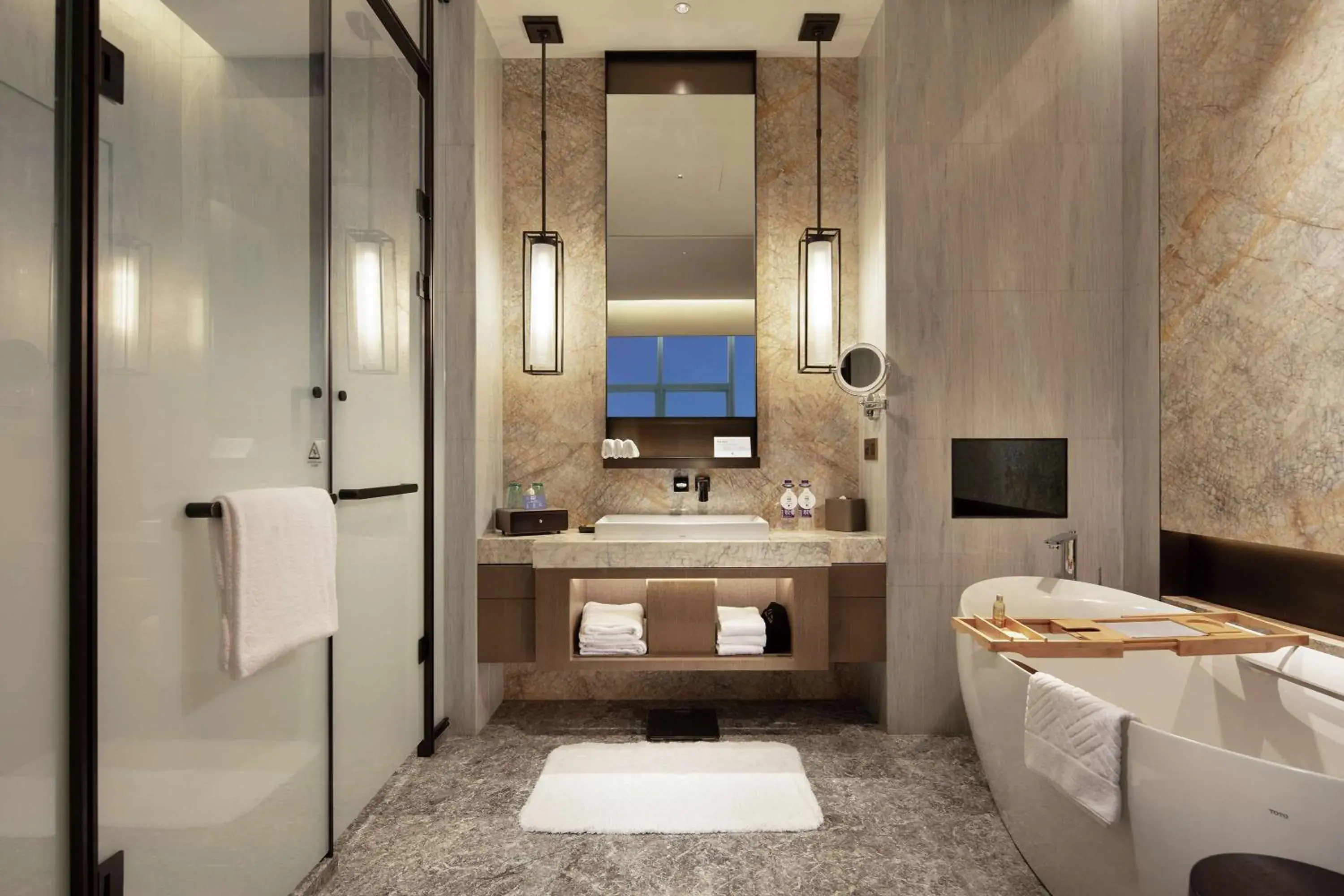 Bathroom in Doubletree By Hilton Suzhou Wujiang