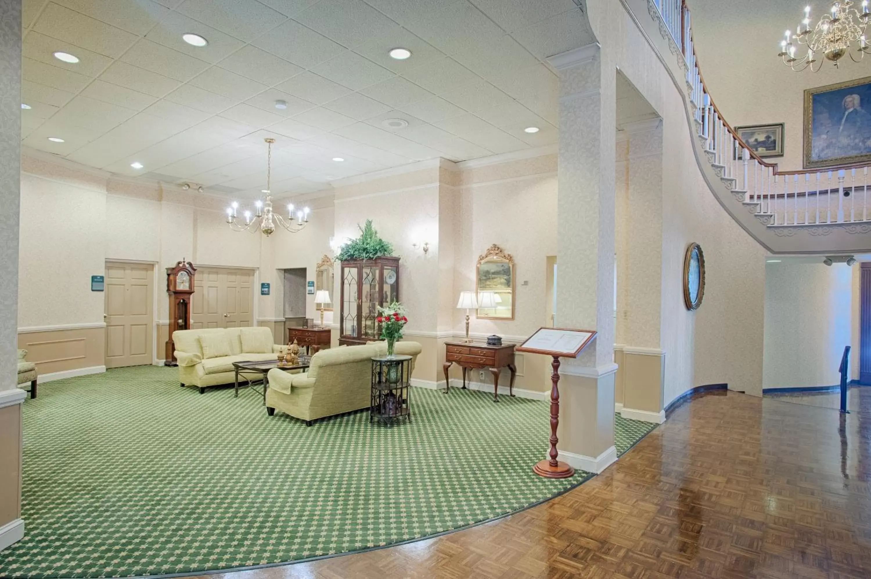 Lobby or reception in The Inn at Stone Mountain Park