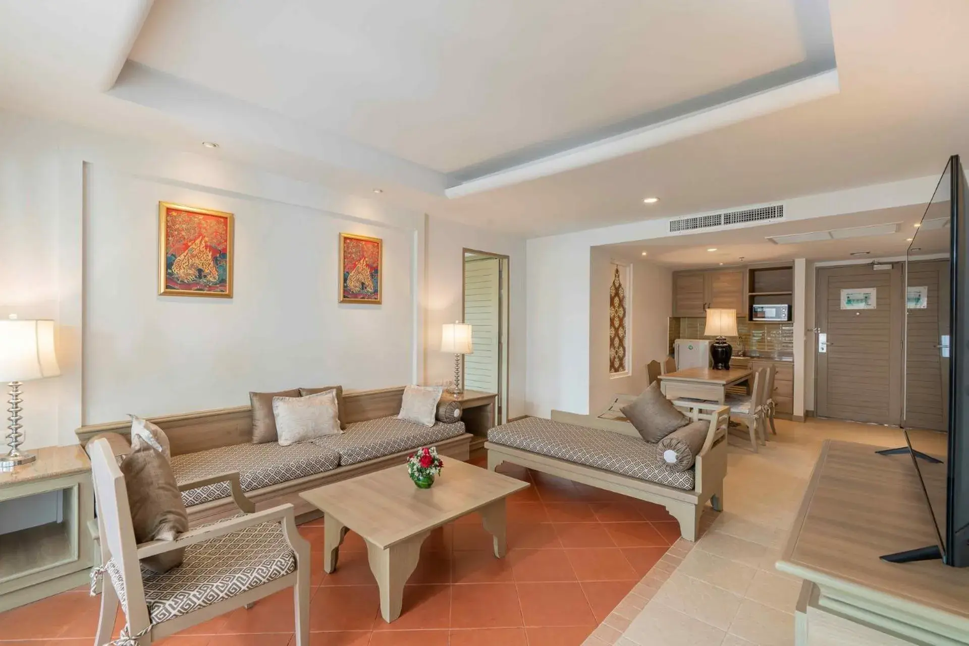 Living room, Seating Area in Ravindra Beach Resort & Spa - SHA Extra Plus