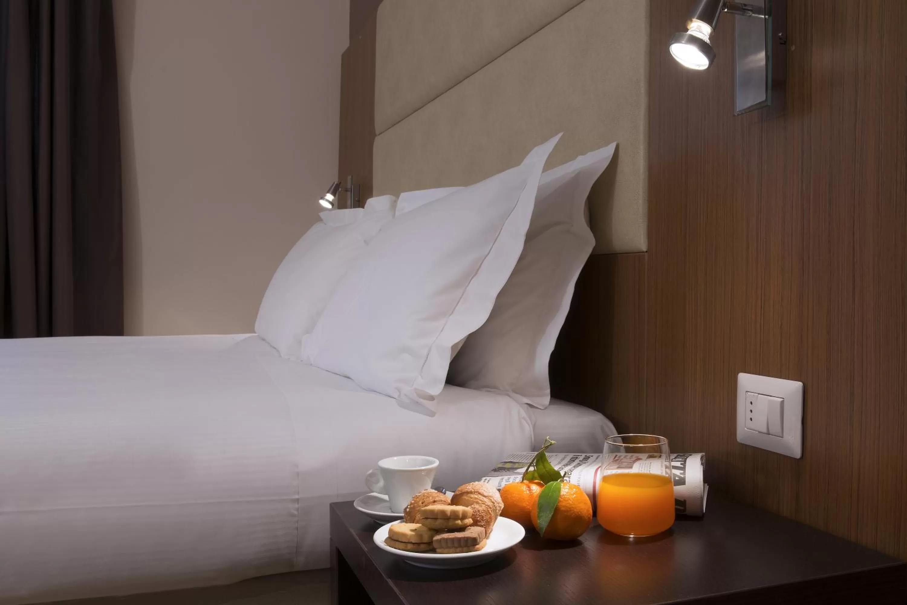 Decorative detail, Bed in Hotel Villa Ducale