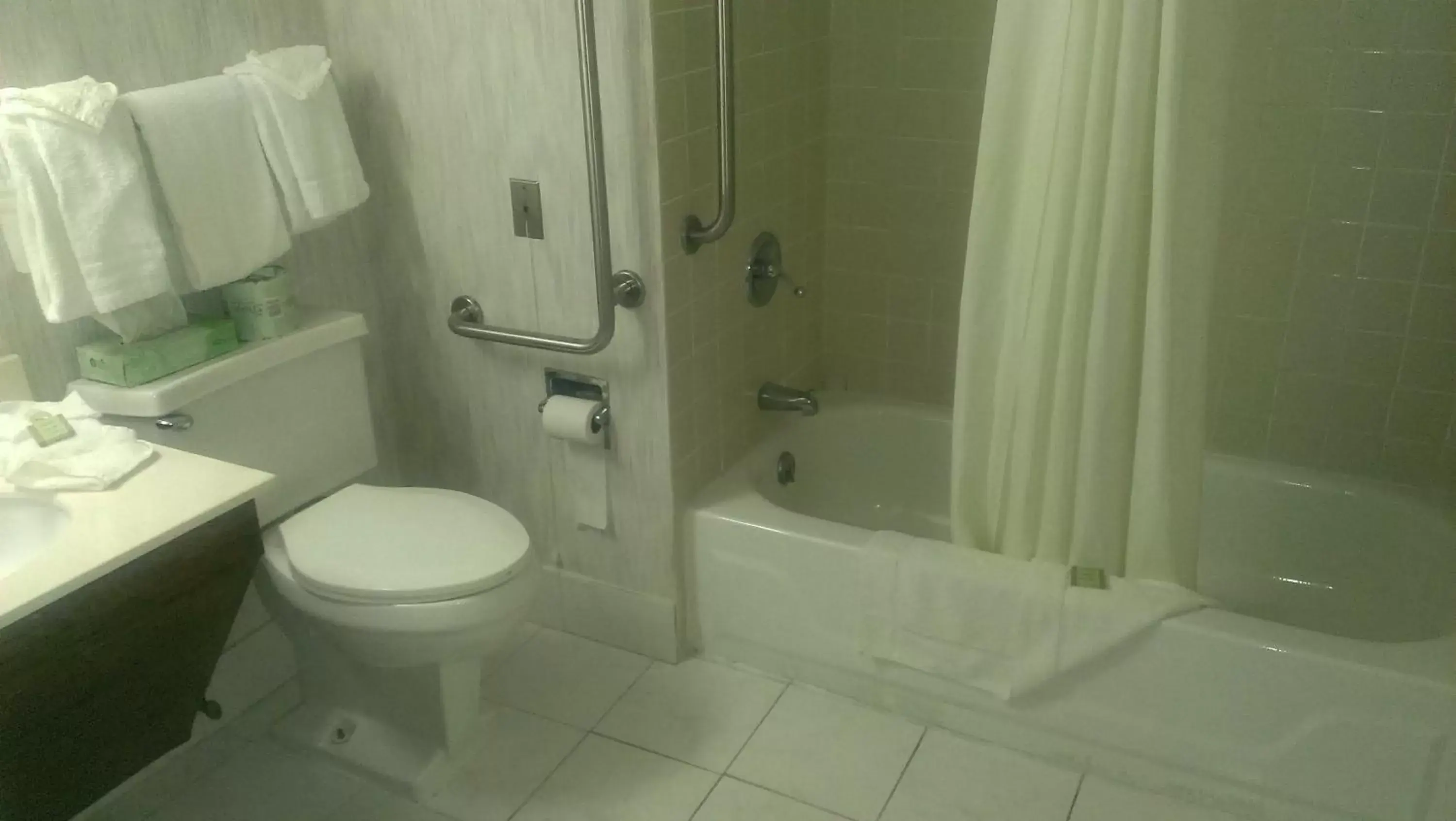 Bathroom in Super 8 by Wyndham West Haven